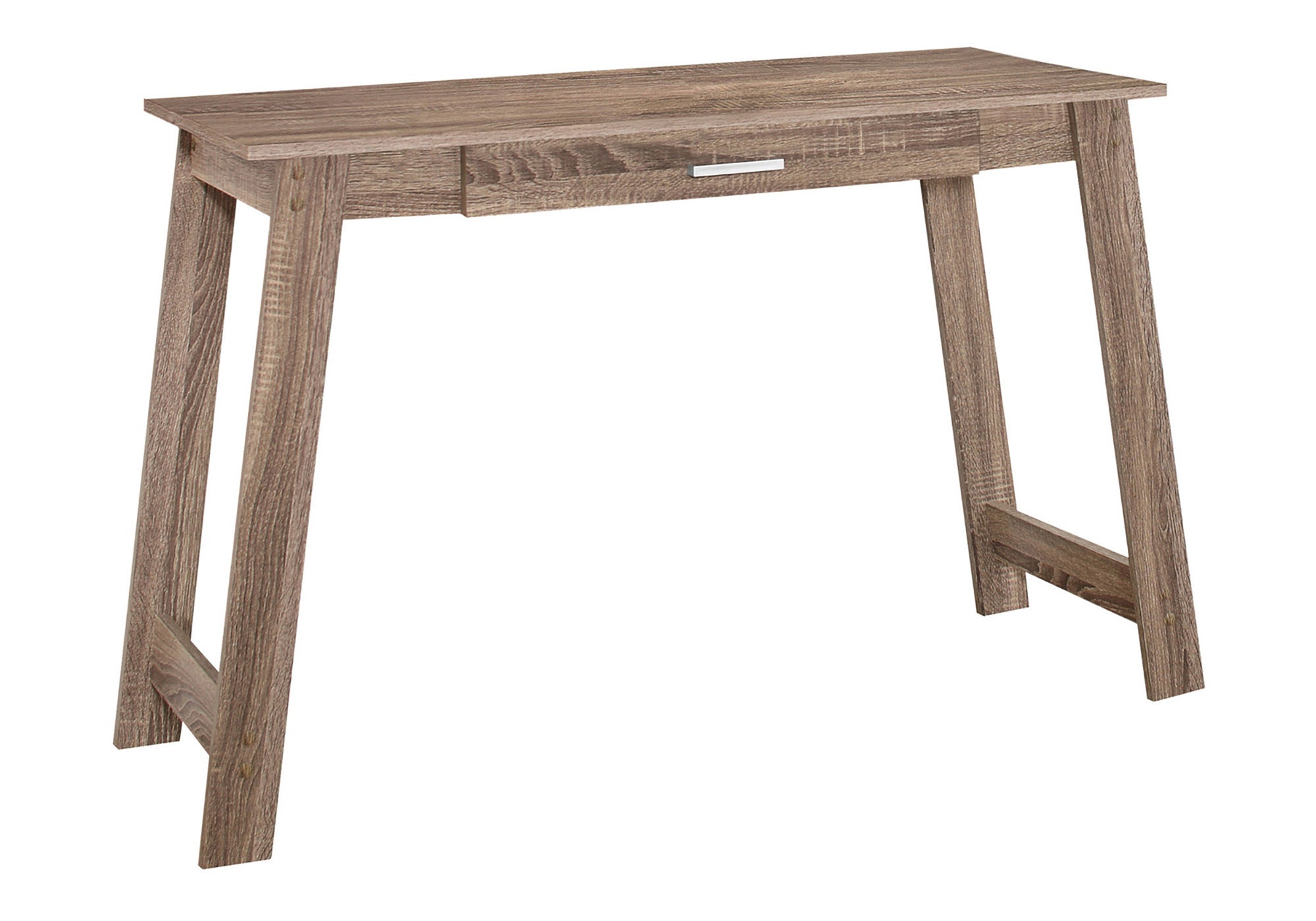 BUREAU - 42"L / TAUPE FONCE AVEC TIROIR DE RANGEMENT – I 7191.