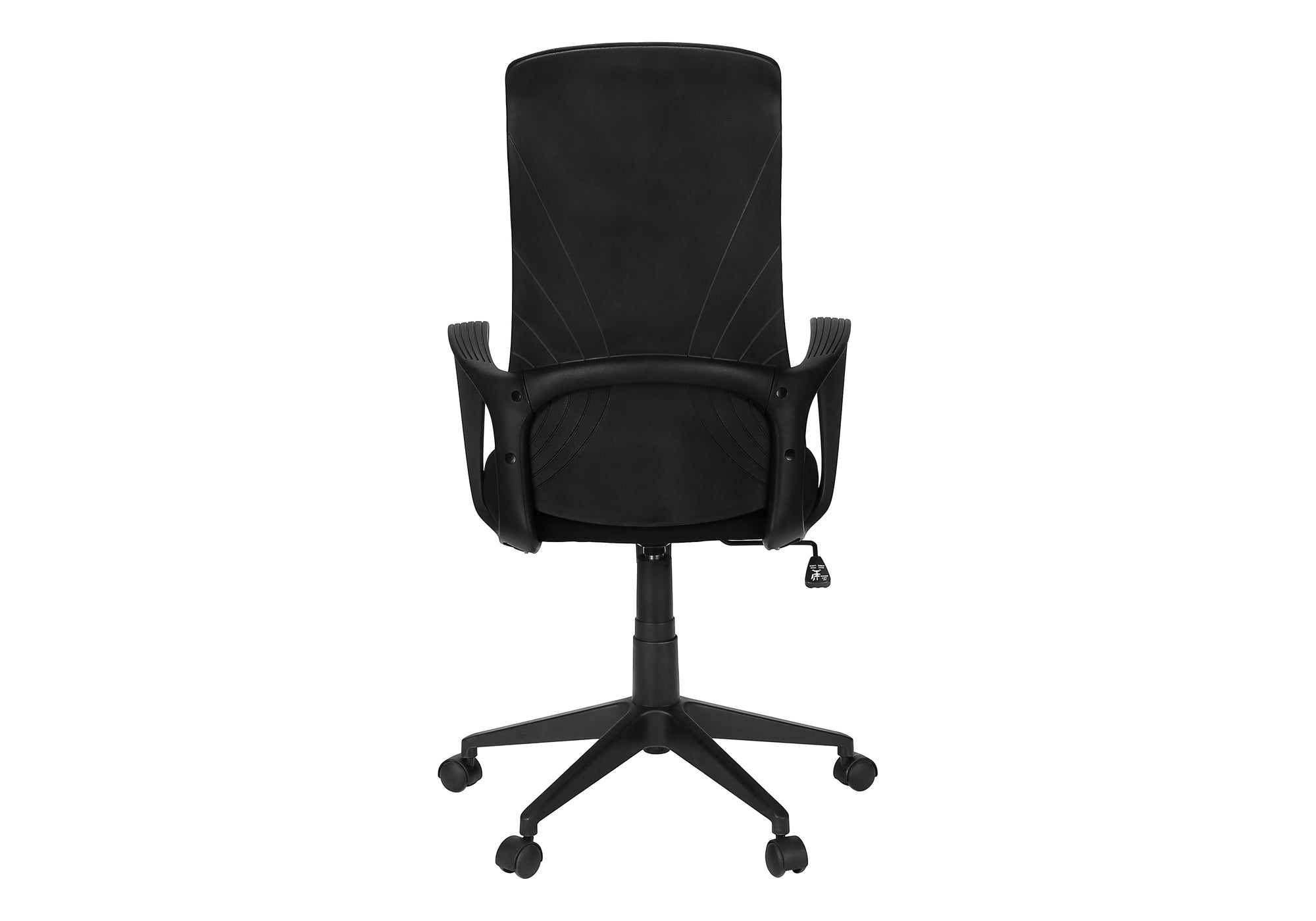 CHAISE DE BUREAU - NOIR / TISSU NOIR / DOSSIER EXECUTIF – I 7354