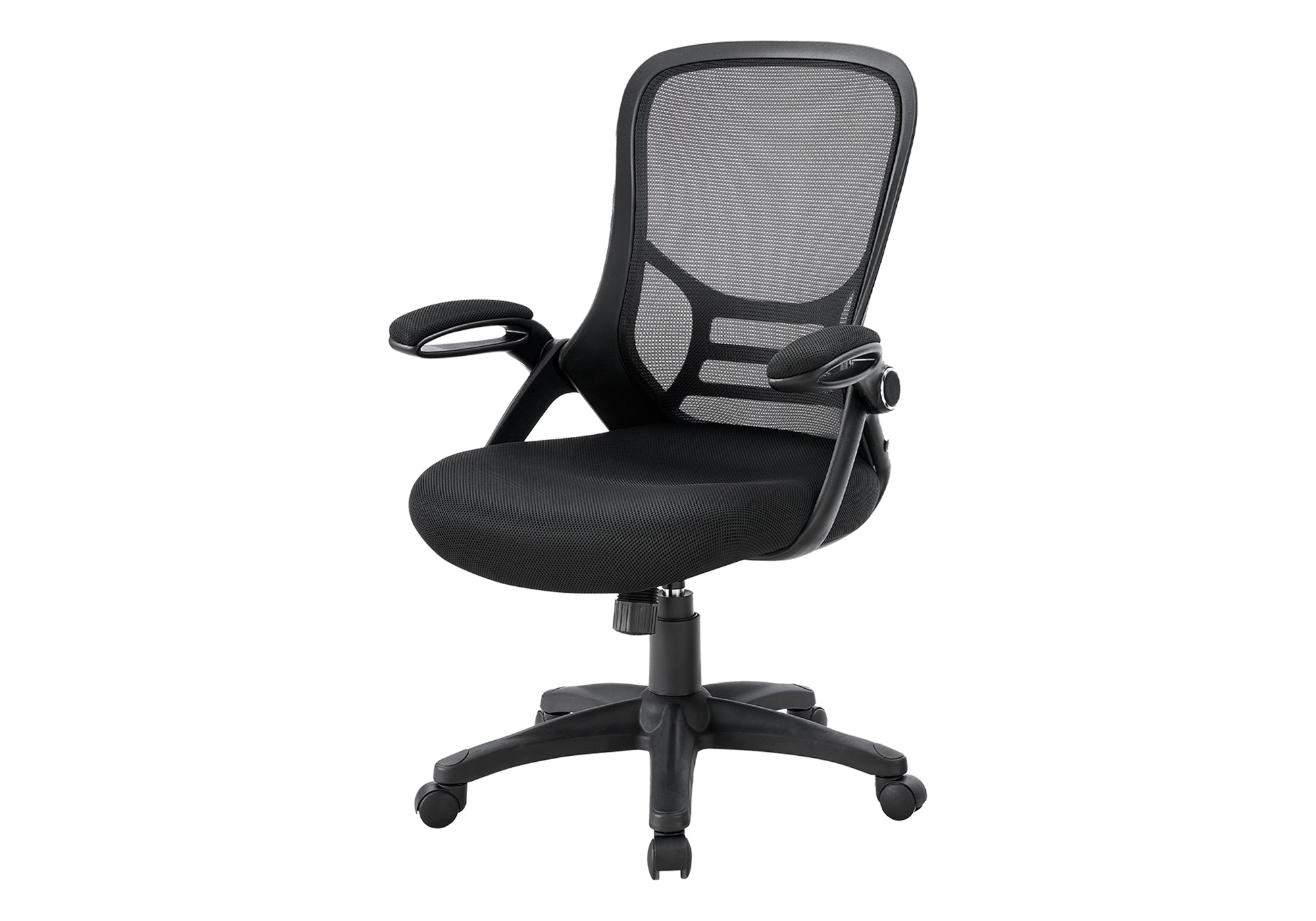 CHAISE DE BUREAU - NOIR / MECHE NOIR / MULTIPLE POSITION – I 7367