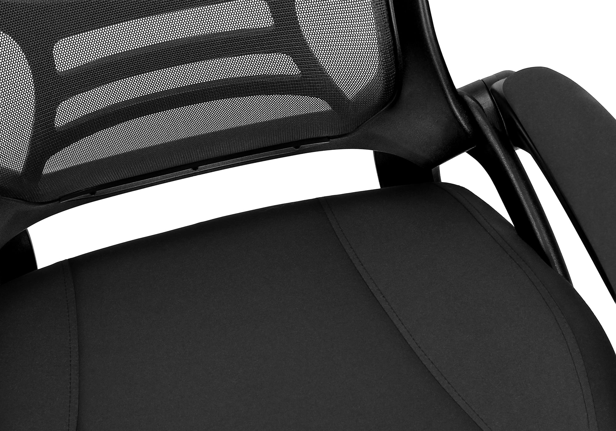 CHAISE DE BUREAU - NOIR / MECHE NOIR / MULTIPLE POSITION – I 7367
