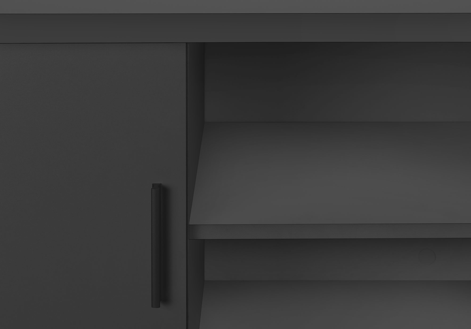 HUCHE DE BUREAU - 72"L GRIS / NOIR QUALITE COMMERCIALE – I 7733
