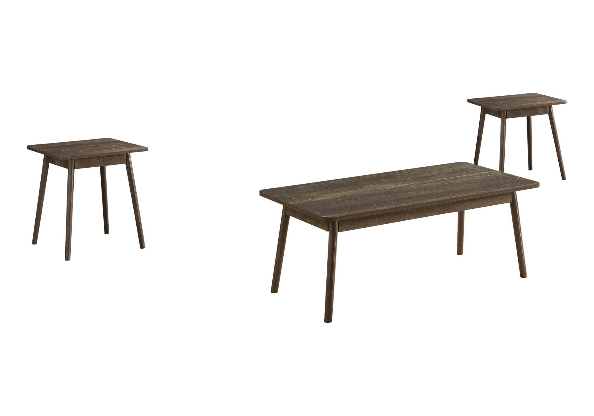 ENS DE TABLES - 3PCS / BRUN FONCE – I 7856P