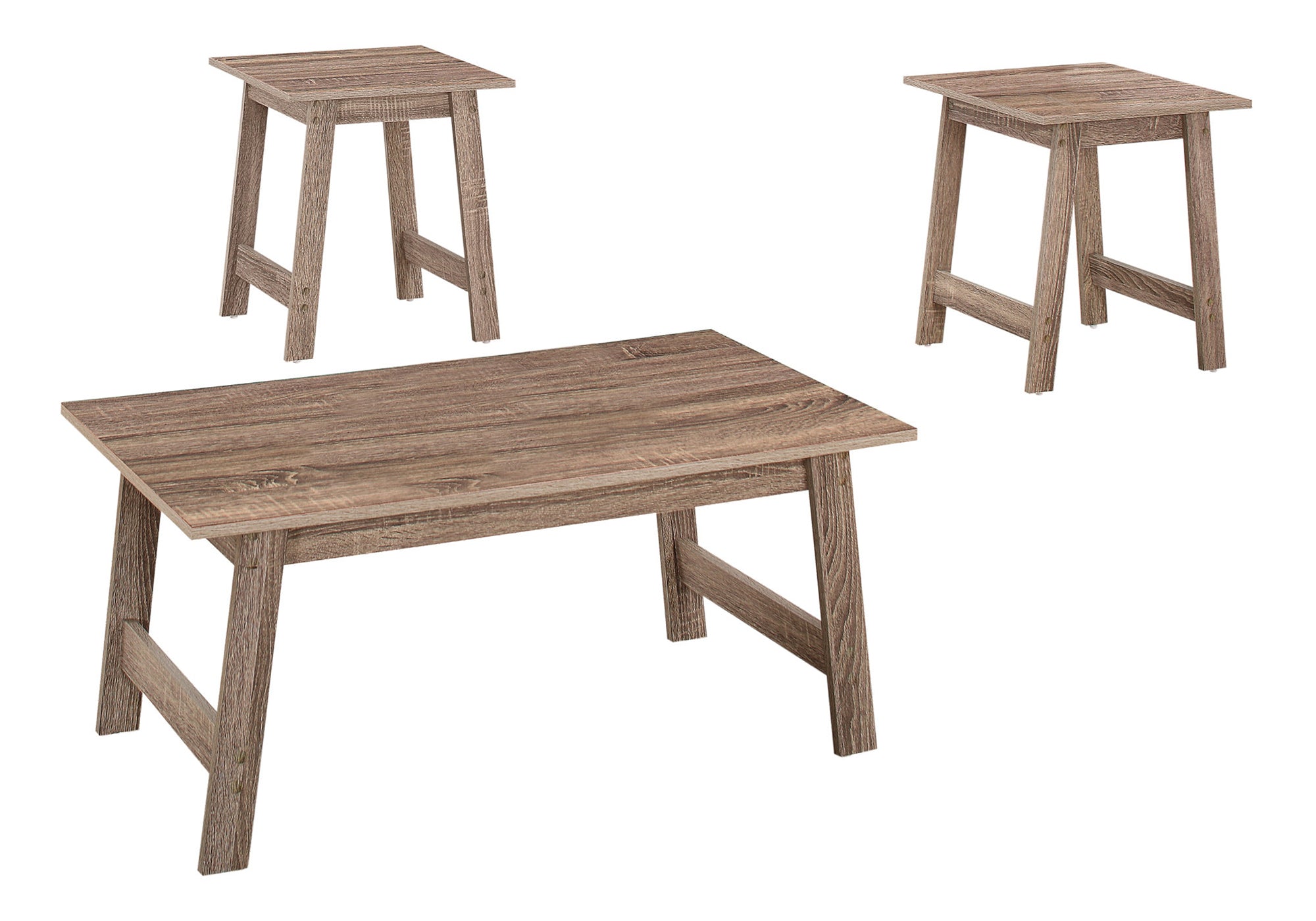 ENS DE TABLES - 3PCS / TAUPE FONCE – I 7931P