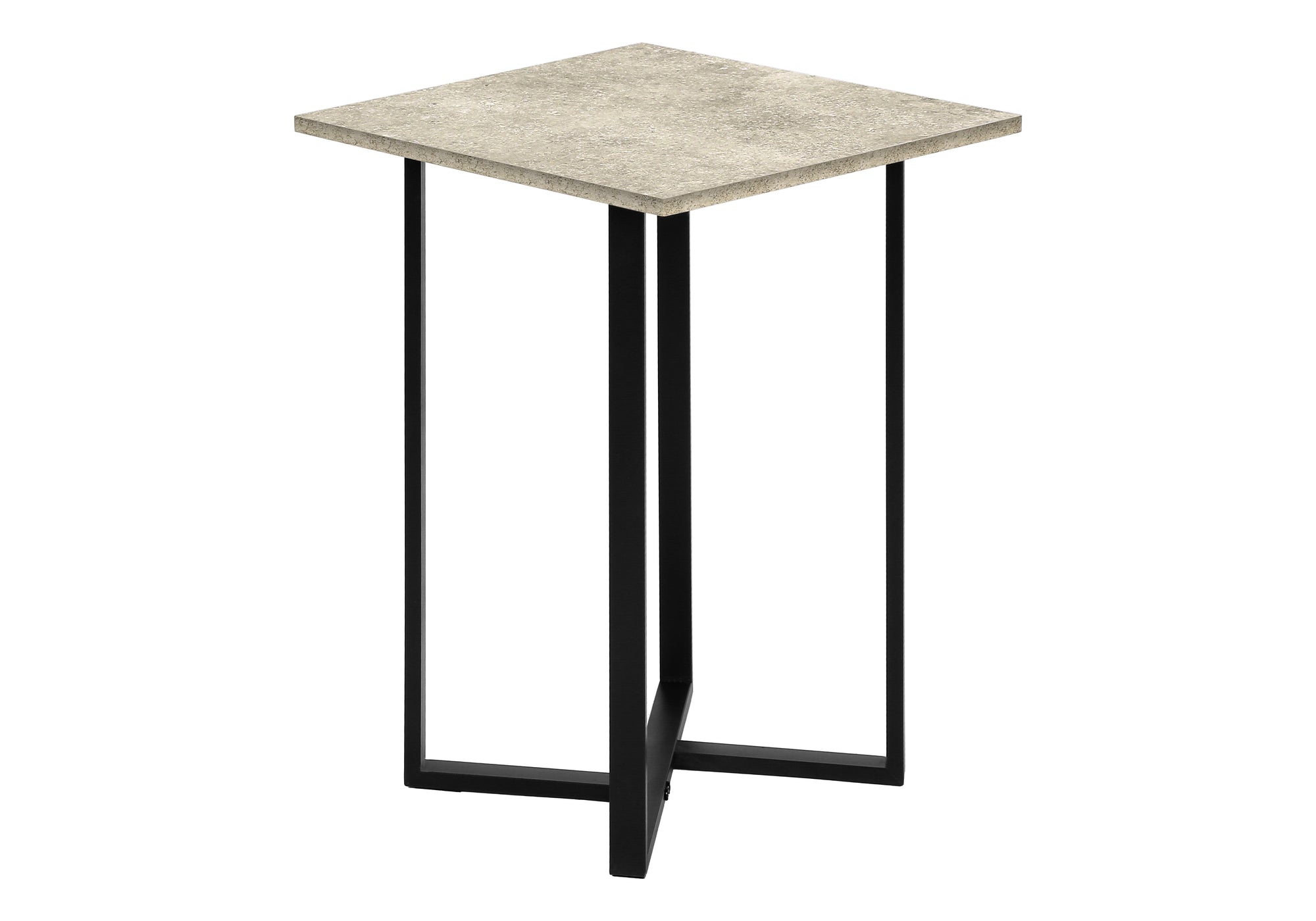 ENS DE TABLES - 3PCS / PIERRE CREME / METAL NOIR – I 7974P