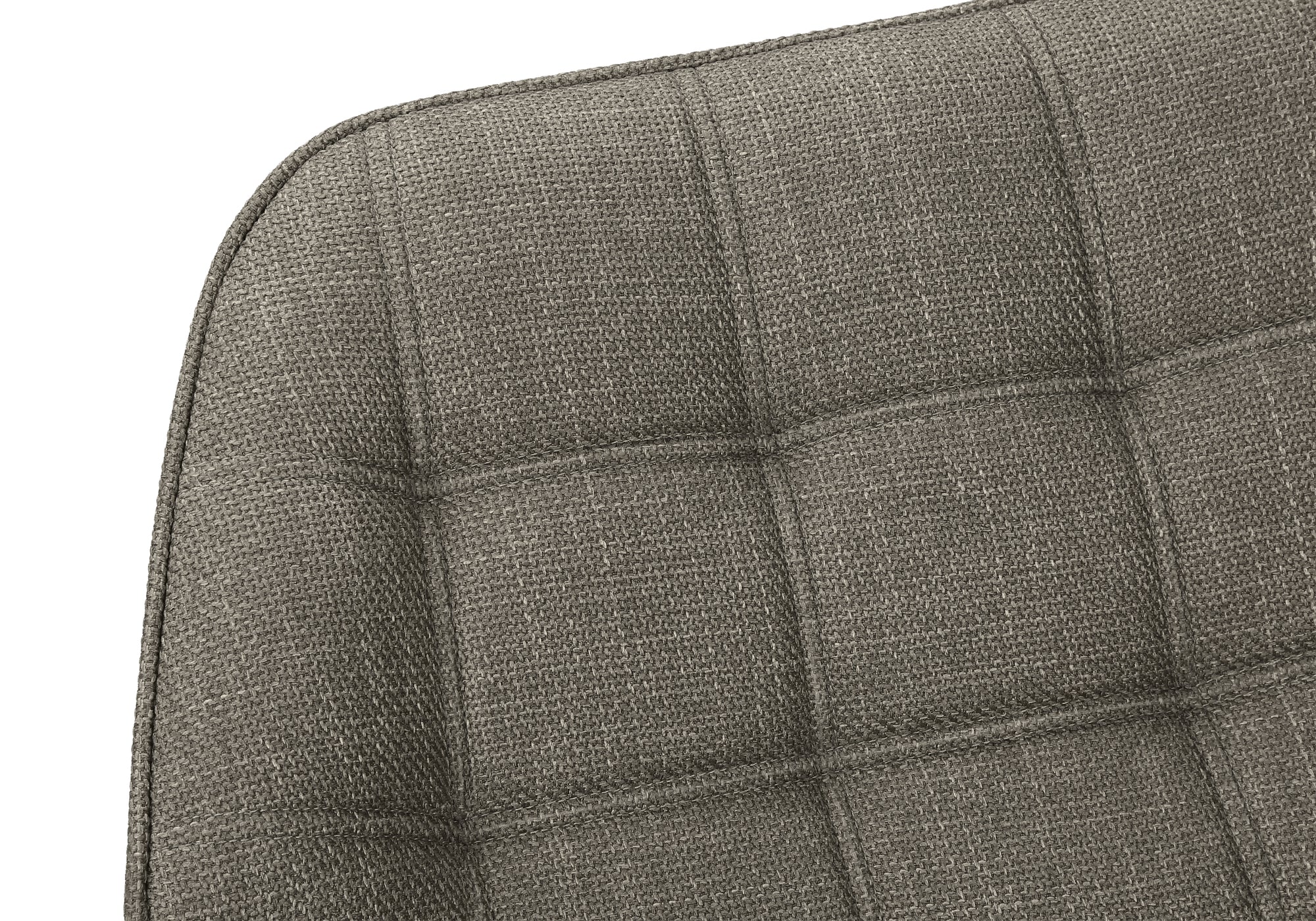 CHAISE D'APPOINT - 33"H / TISSU BRUN CLAIR – I 8000