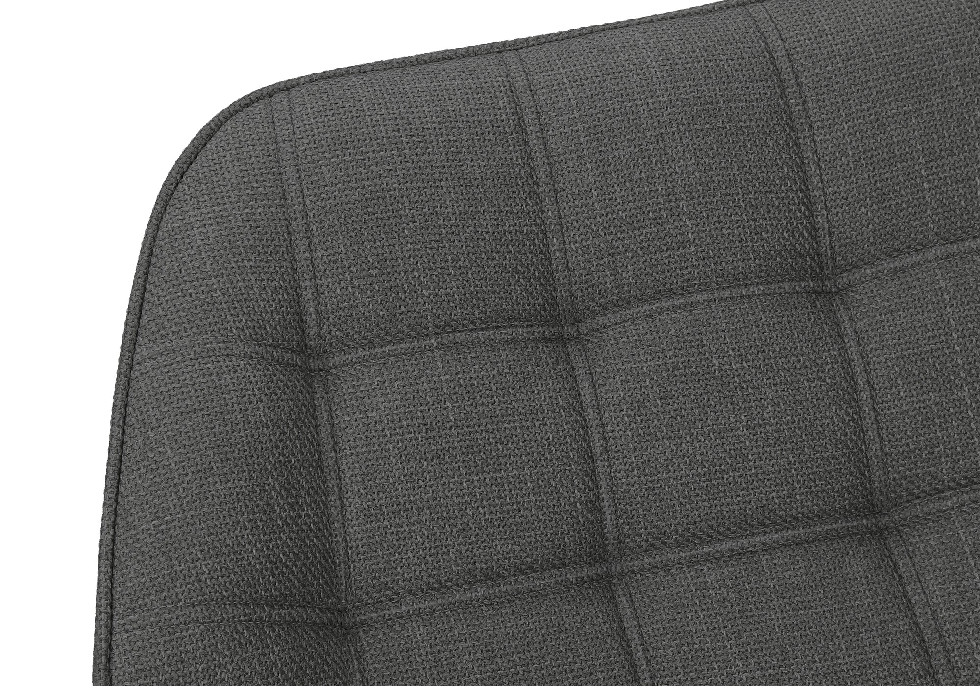 CHAISE D'APPOINT - 33"H / TISSU GRIS CLAIR – I 8005