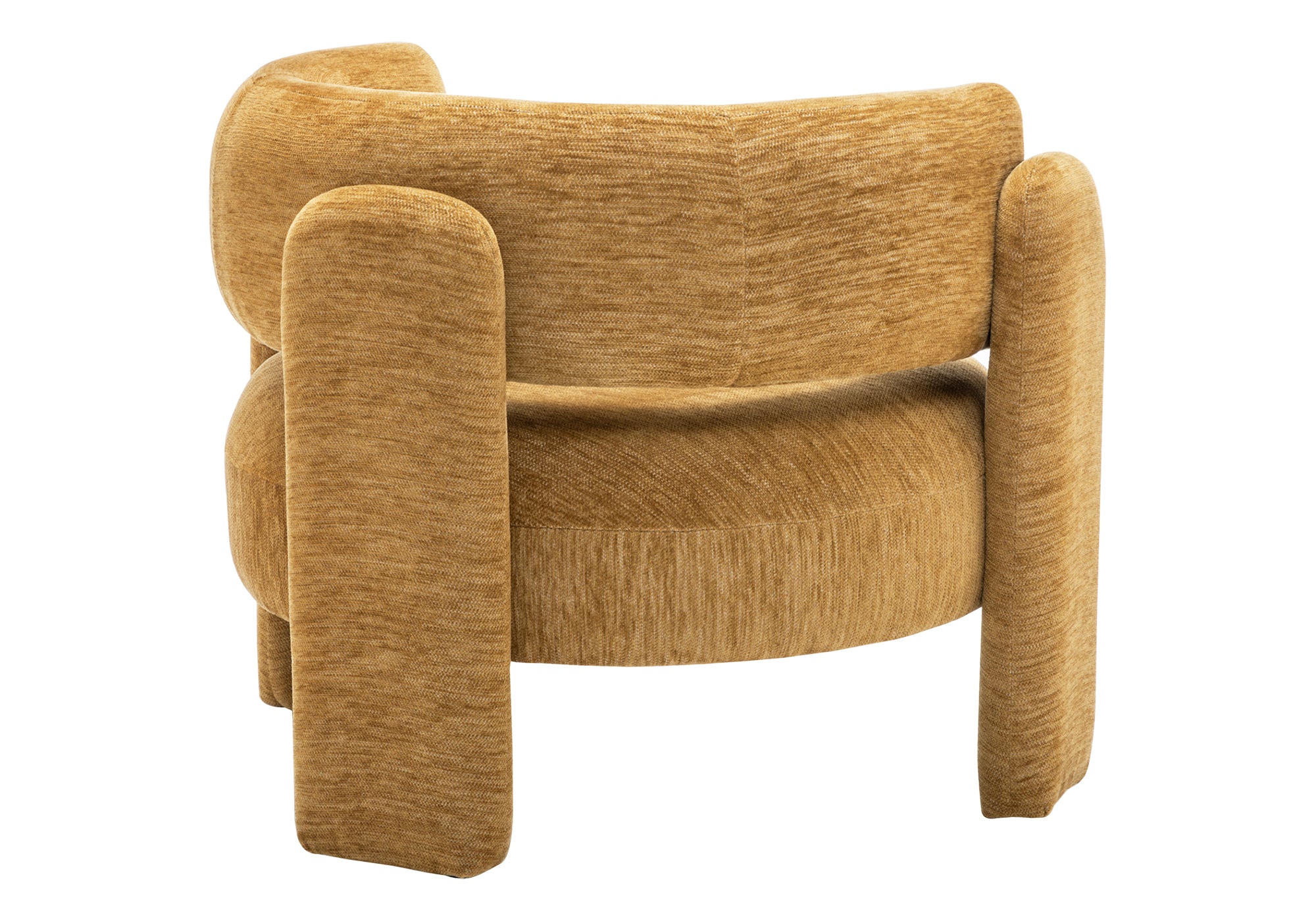 CHAISE D'APPOINT - 29"H / TISSU OR – I 8015