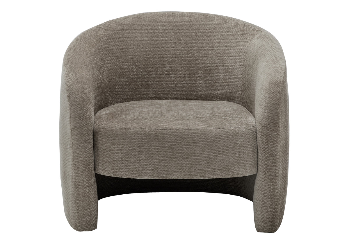 CHAISE D'APPOINT - 29"H / TISSU BRUN PALE – I 8025