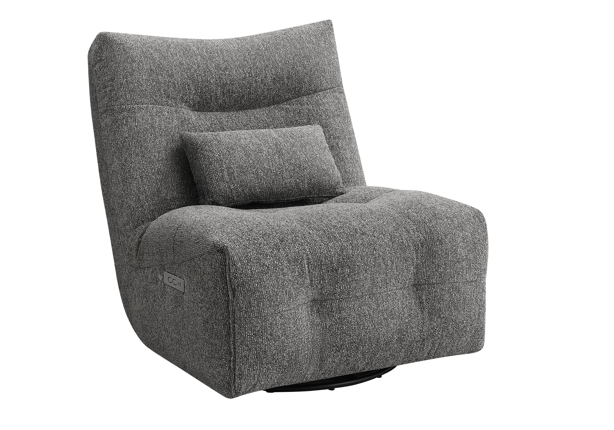 FAUTEUIL INCLINABLE - MASSAGE MOTO. / PIVOTANT / GRIS FONCE – I 8185