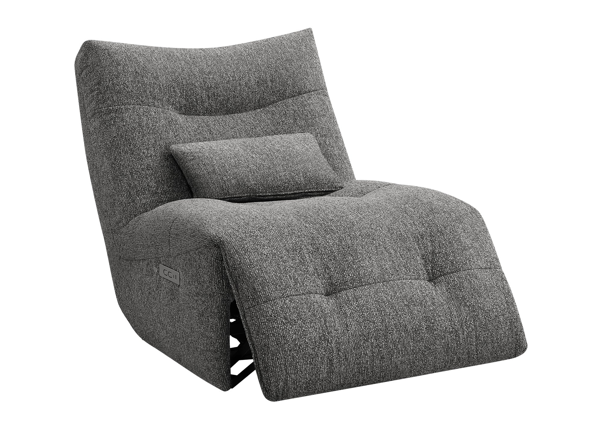FAUTEUIL INCLINABLE - MASSAGE MOTO. / PIVOTANT / GRIS FONCE – I 8185