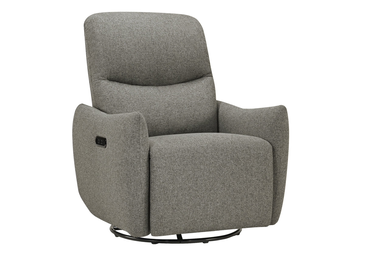 FAUTEUIL INCLINABLE - PIVOTANT MOTO. / USB ARGENT LUMOS #10 – I 8400