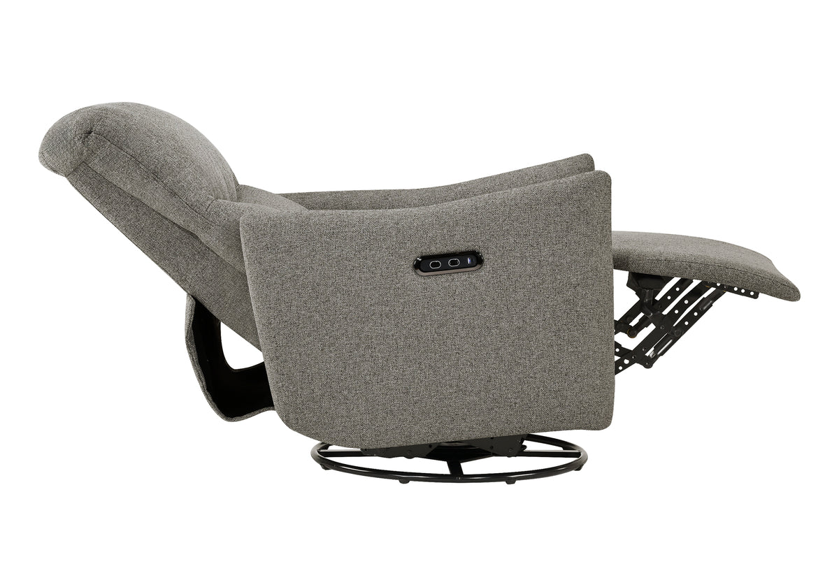 FAUTEUIL INCLINABLE - PIVOTANT MOTO. / USB ARGENT LUMOS #10 – I 8400