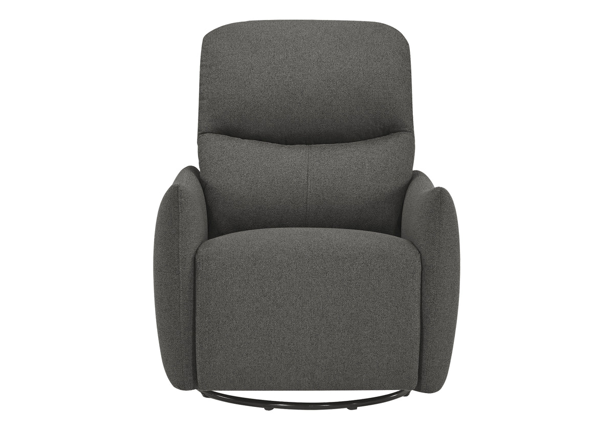 FAUTEUIL INCLINABLE - PIVOTANT MOTO. / USB GRIS LUMOS #13 – I 8401