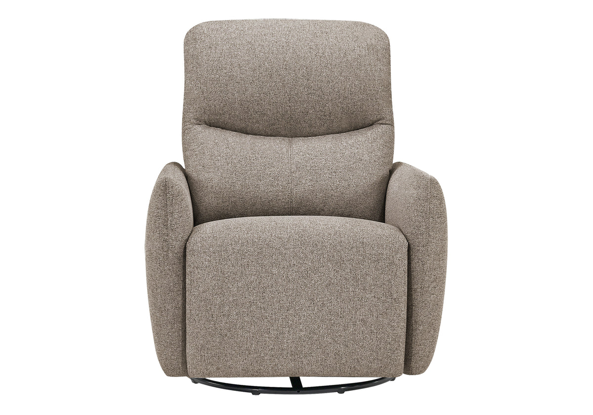 FAUTEUIL INCLINABLE - PIVOTANT MOTO. / USB BRUN LUMOS #31 – I 8402
