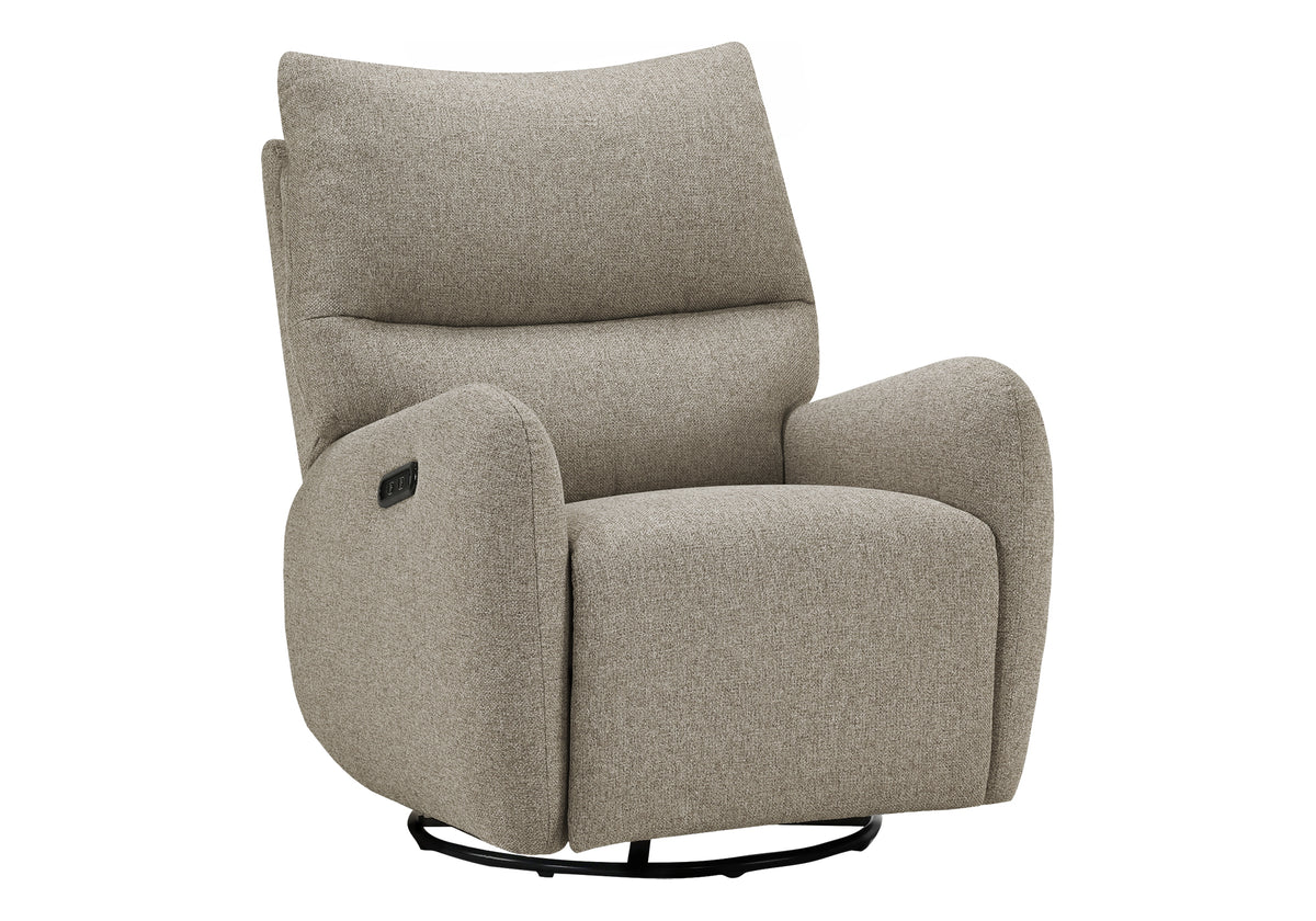 FAUTEUIL INCLINABLE - PIVOTANT MOTO. / USB BROWN LUMOS #31 – I 8407