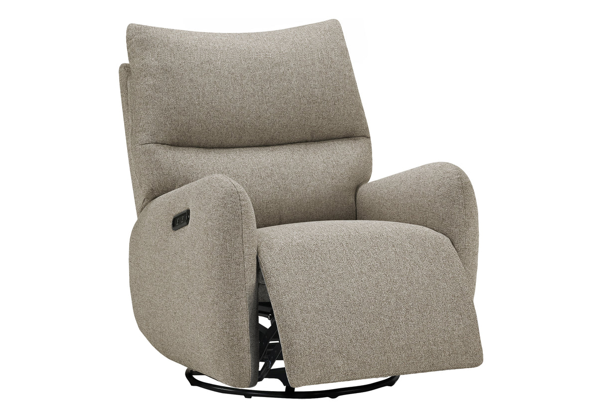 FAUTEUIL INCLINABLE - PIVOTANT MOTO. / USB BROWN LUMOS #31 – I 8407