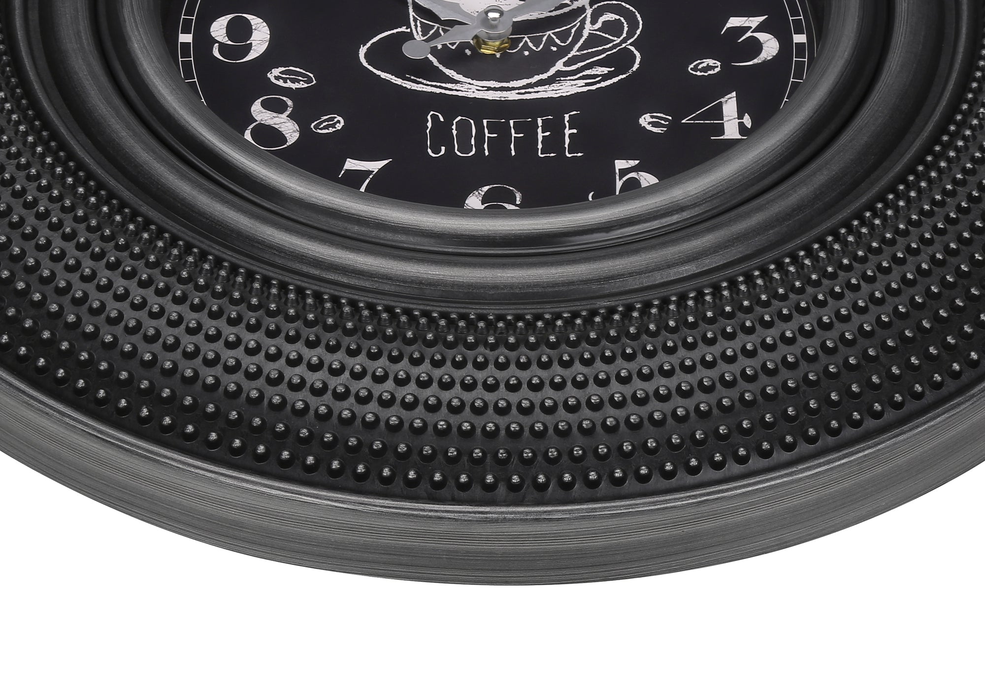 HORLOGE - 20" DIA. MURALE / GRIS FONCE – I 9044