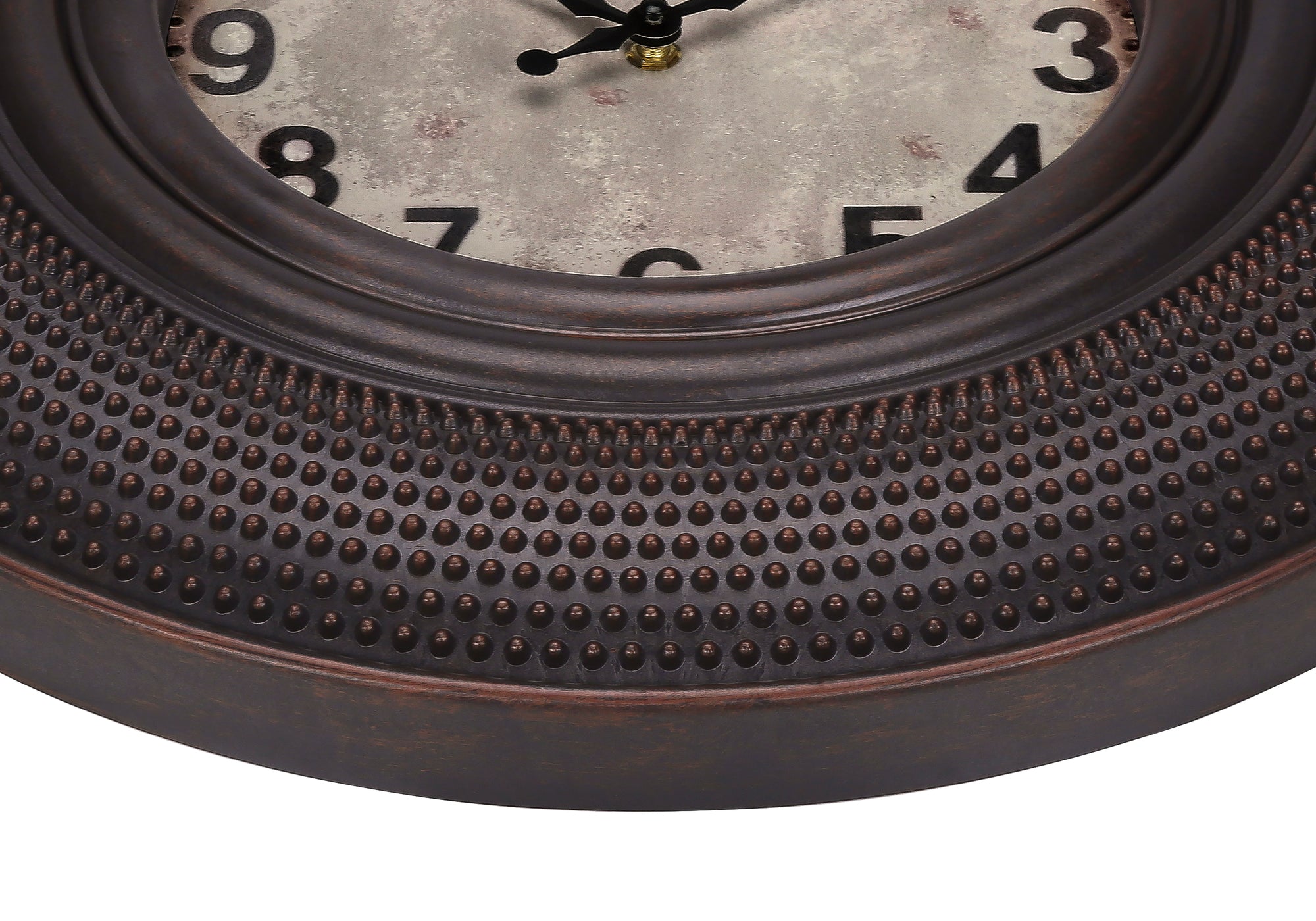 HORLOGE - 20" DIA. MURALE / BRUN ANTIQUE – I 9045