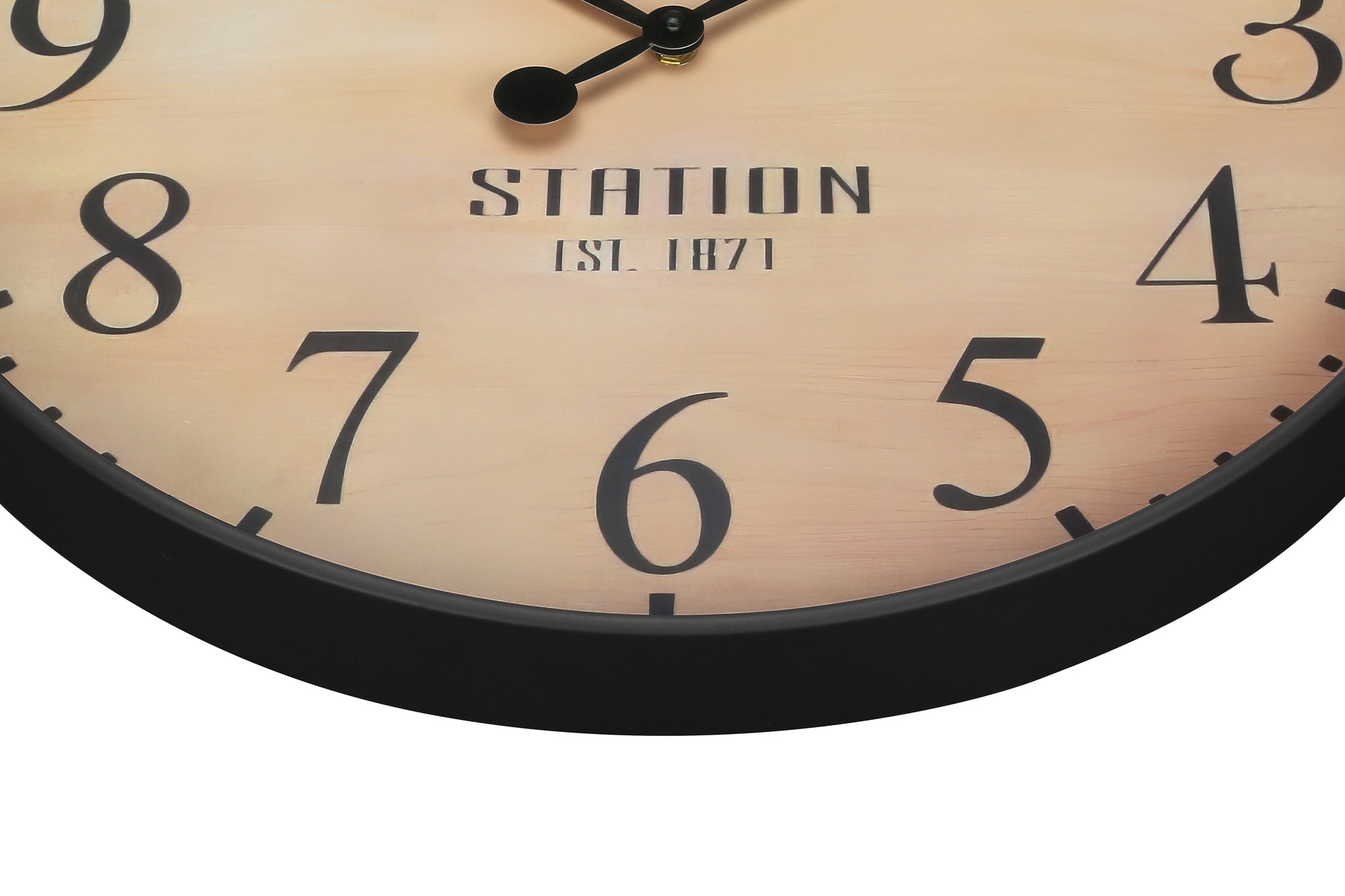 HORLOGE - 20" DIA. MURALE / BRUN ANTIQUE – I 9053