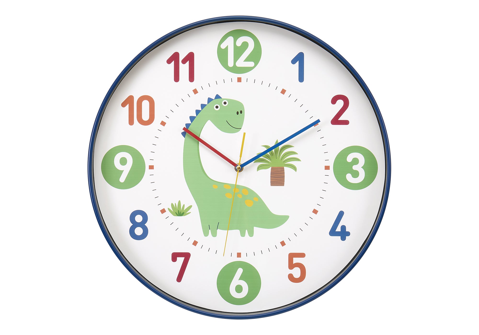 HORLOGE - 18" DIA. MURALE / COULEUR MULTI POUR LES ENFANTS – I 9100