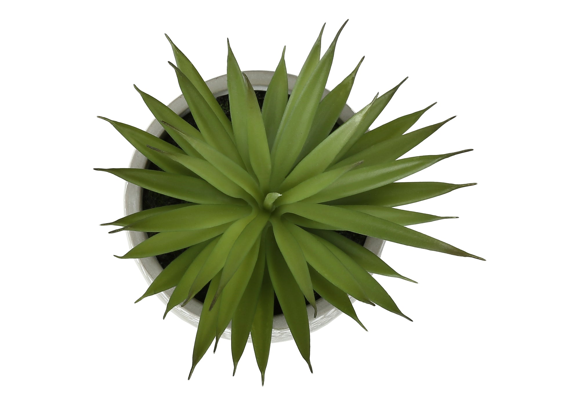 PLANTE ARTIFICIELLE - 2MCX / 9"H SUCCULENT POT CIMENT 5" – I 9362