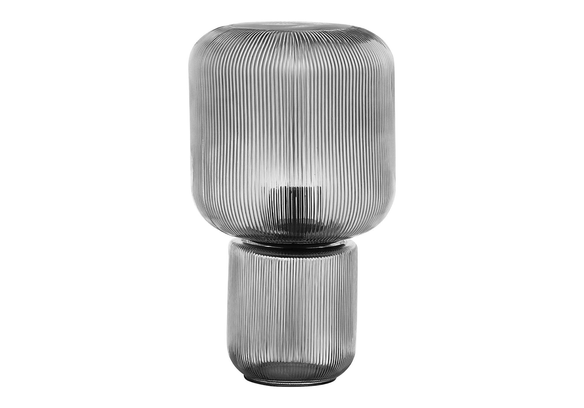 LUMINAIRE - 15"H LAMPE DE TABLE CLAIR VERRE – I 9407