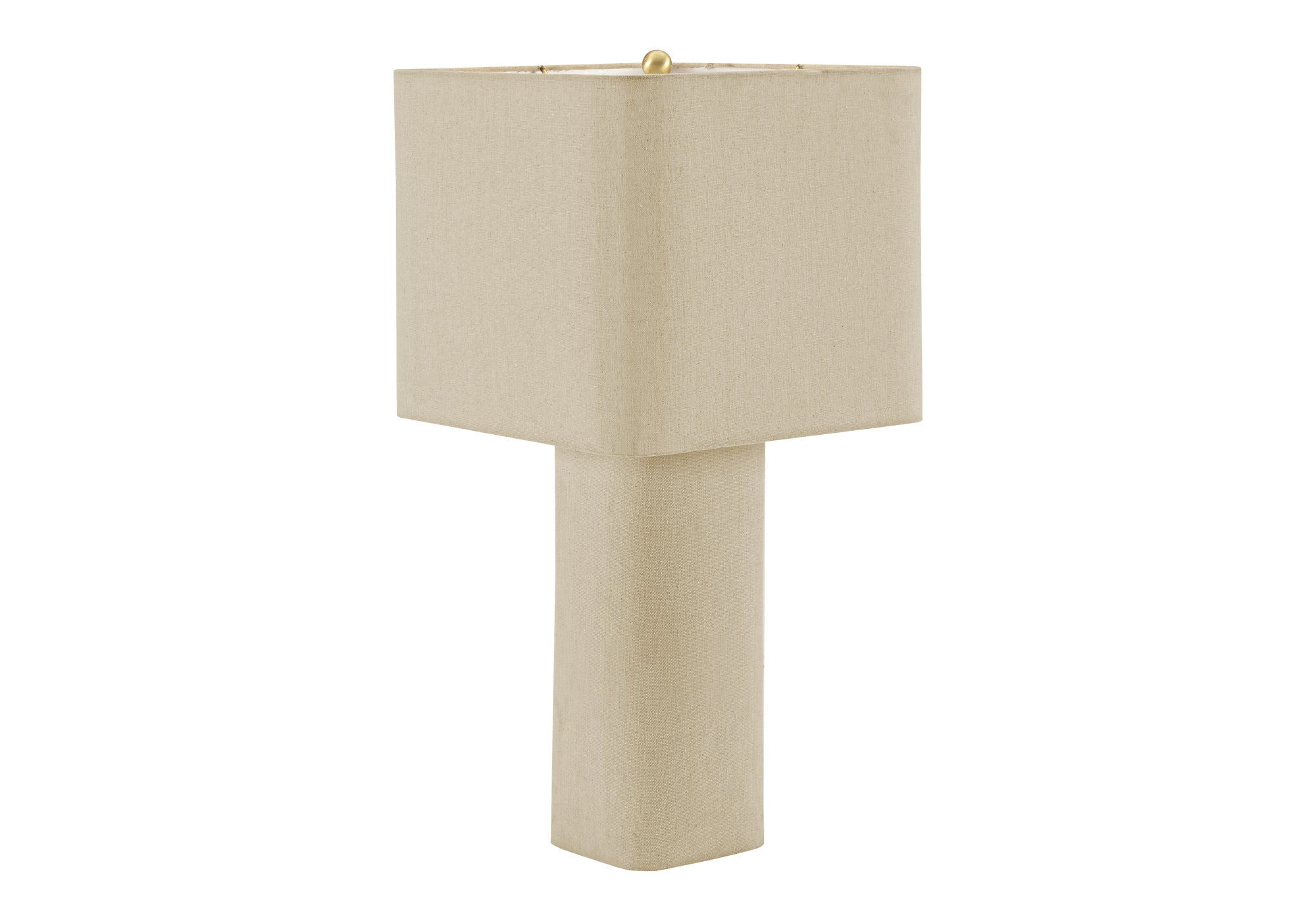 LUMINAIRE - 24"H LAMPE DE TABLE NATUREL LIN / NATUREL – I 9423