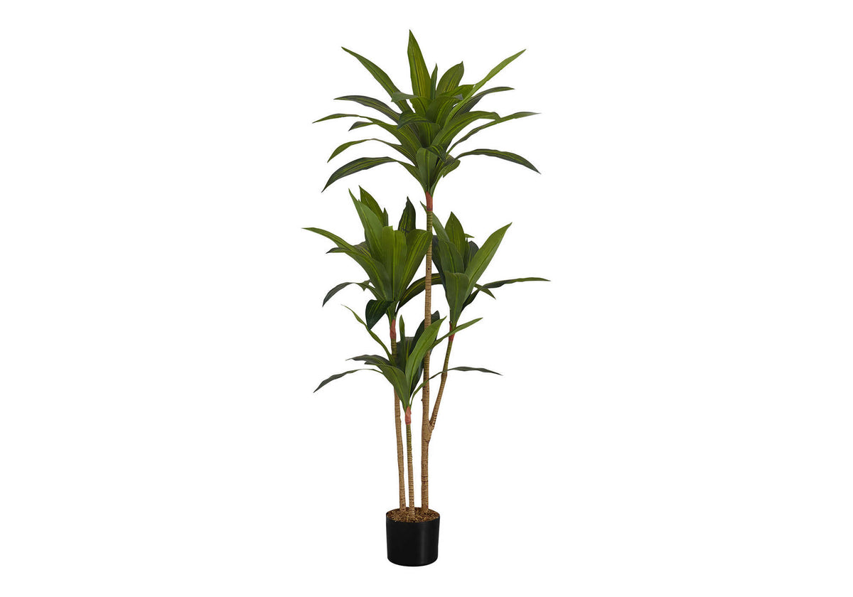 PLANTE ARTIFICIELLE - 51"H / DRACAENA INTERIEUR POT 5" – I 9543