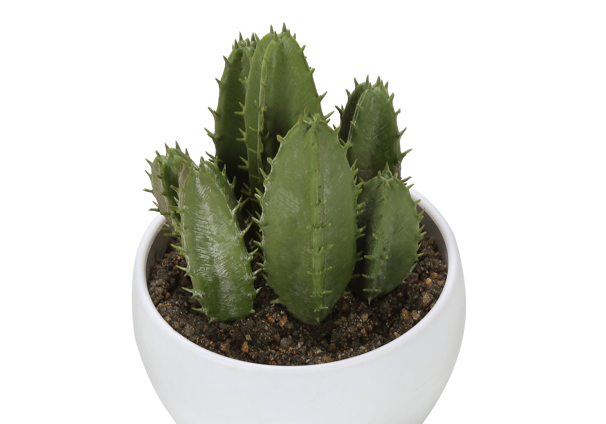 PLANTE ARTIFICIELLE - 3MCX / 6"H SUCCULENT POT BLANC 3" – I 9555