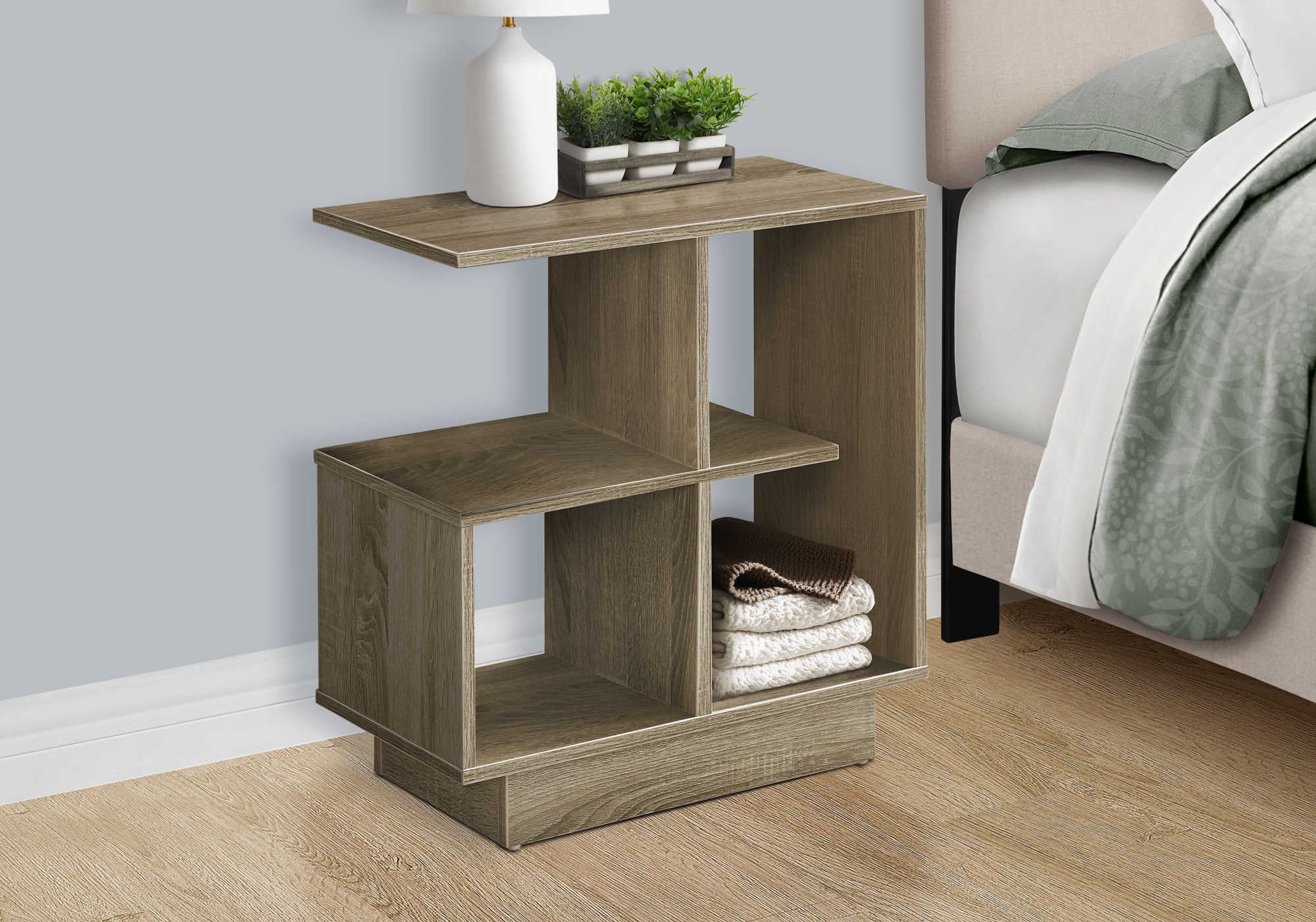 Image of nightstand - 24"h / dark taupe i 2095.