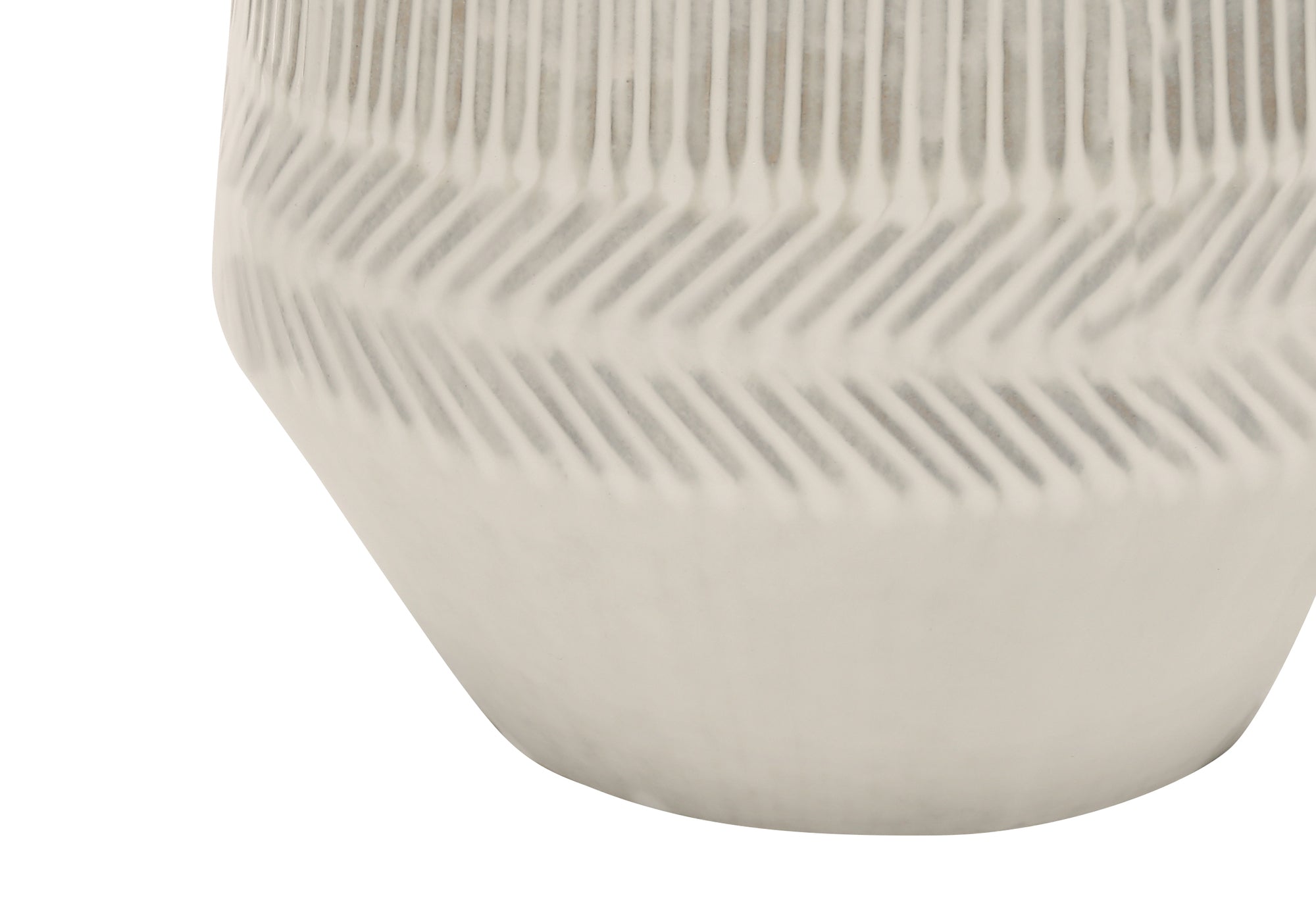 LUMINAIRE - 33"H LAMPE DE TABLE CREME CERAMIQUE / IVOIRE – I 9613.