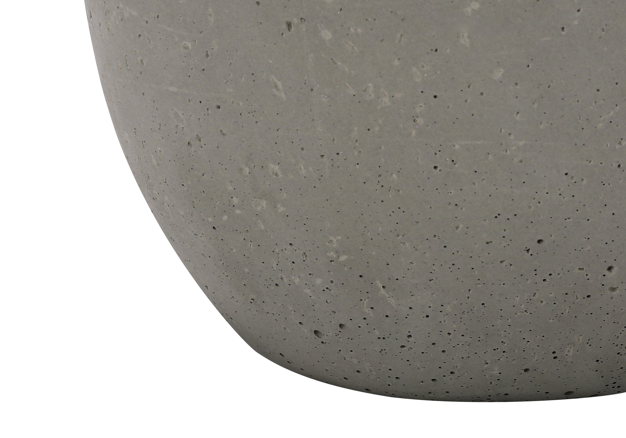 LUMINAIRE - 20"H LAMPE DE TABLE GRIS BETON / IVOIRE – I 9626.