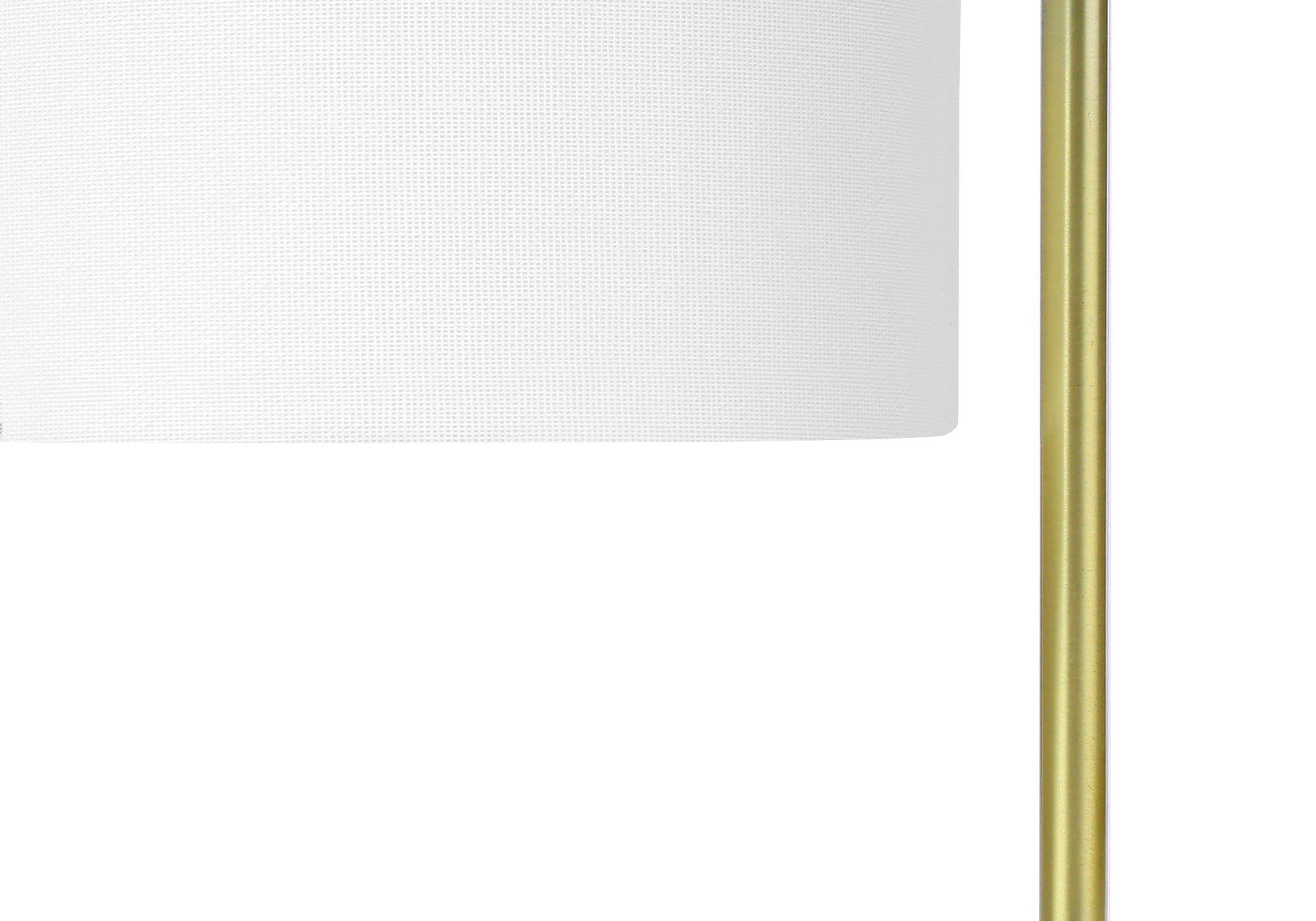 LUMINAIRE - 20"H LAMPE DE TABLE BLANC MARBRE / IVOIRE – I 9636.