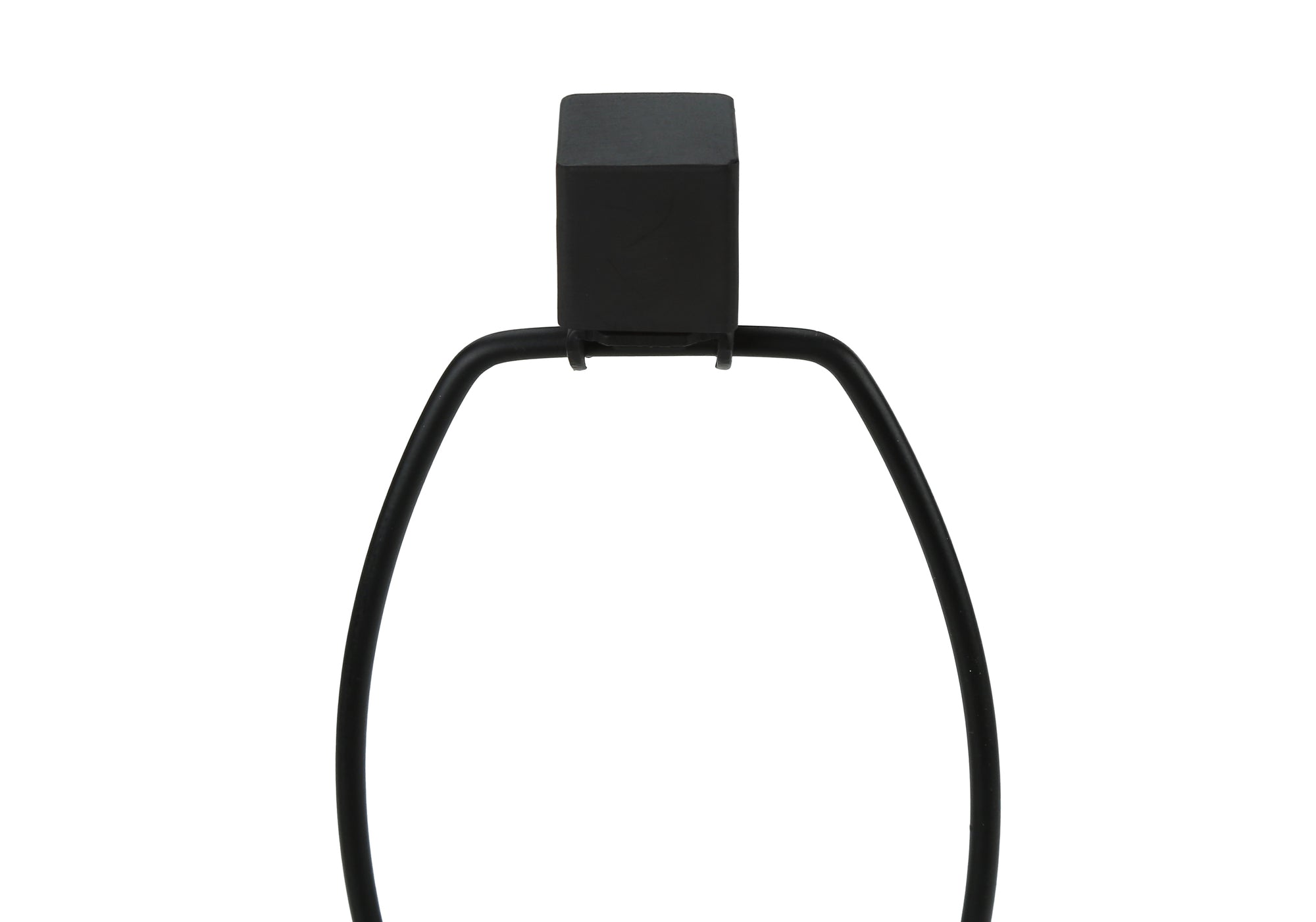 LUMINAIRE - 25"H LAMPE DE TABLE NOIR METAL / BEIGE / USB – I 9638.
