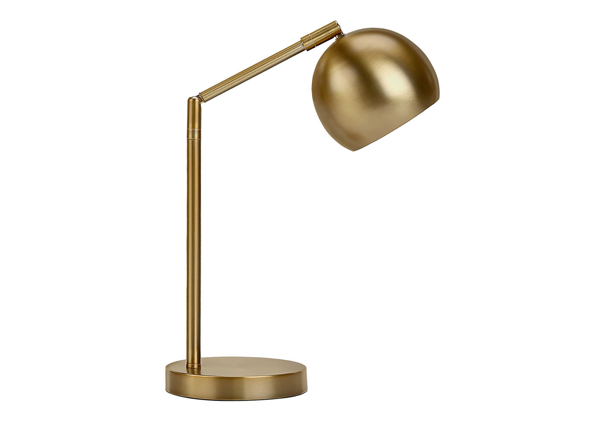 LUMINAIRE - 19"H LAMPE DE TABLE DOREE METAL / DOREE – I 9644.