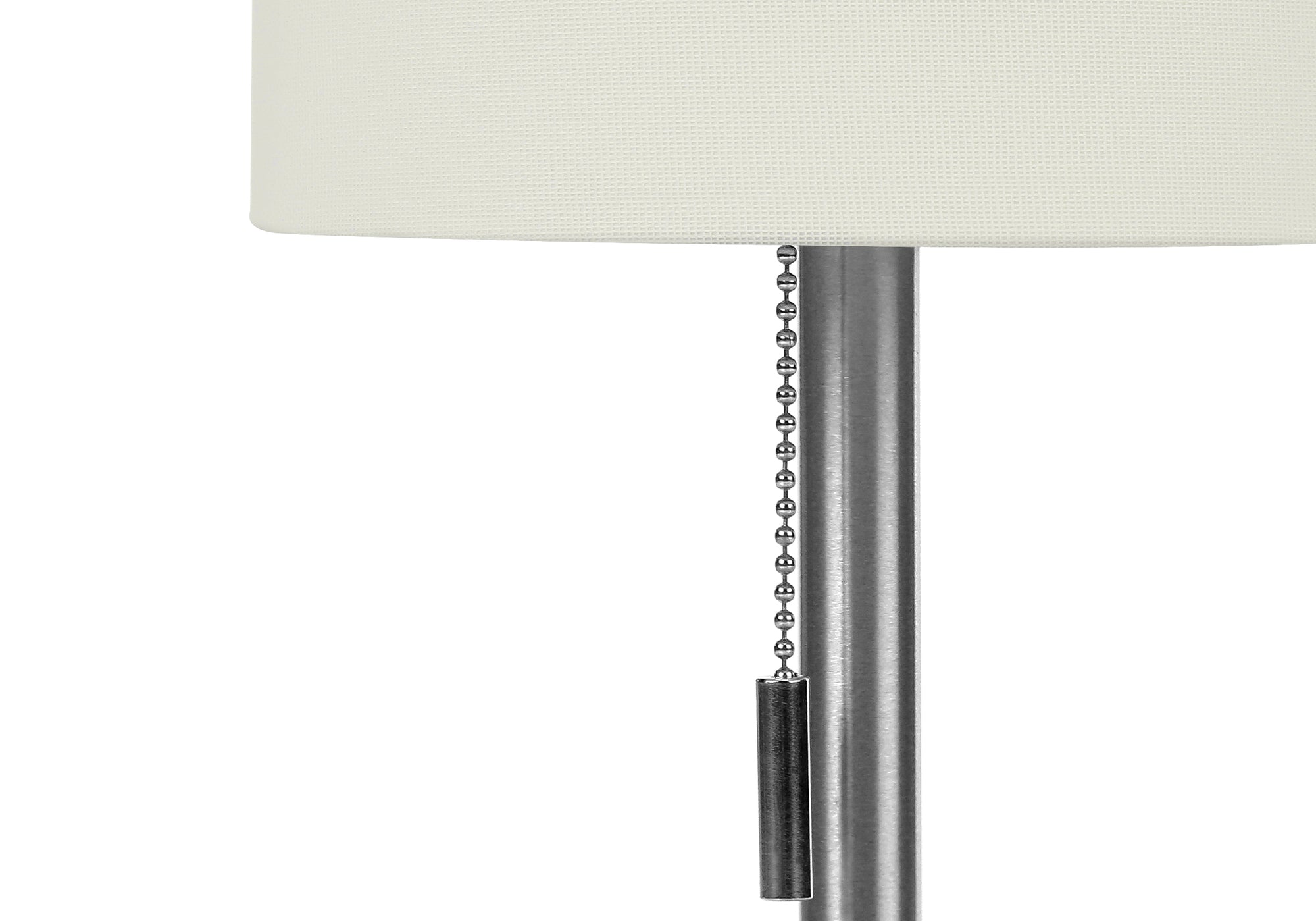 LUMINAIRE - 2MCX / 17"LAMPE DE TABLE NICKEL METAL / USB – I 9649.