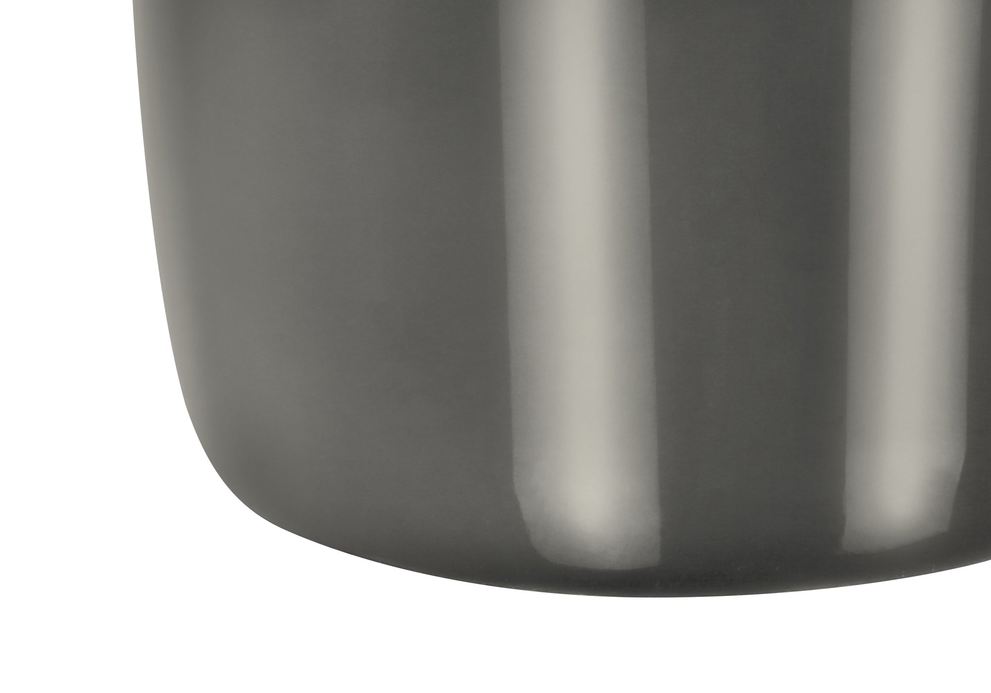 LUMINAIRE - 25"H LAMPE DE TABLE GRIS CERAMIQUE / IVOIRE – I 9660.