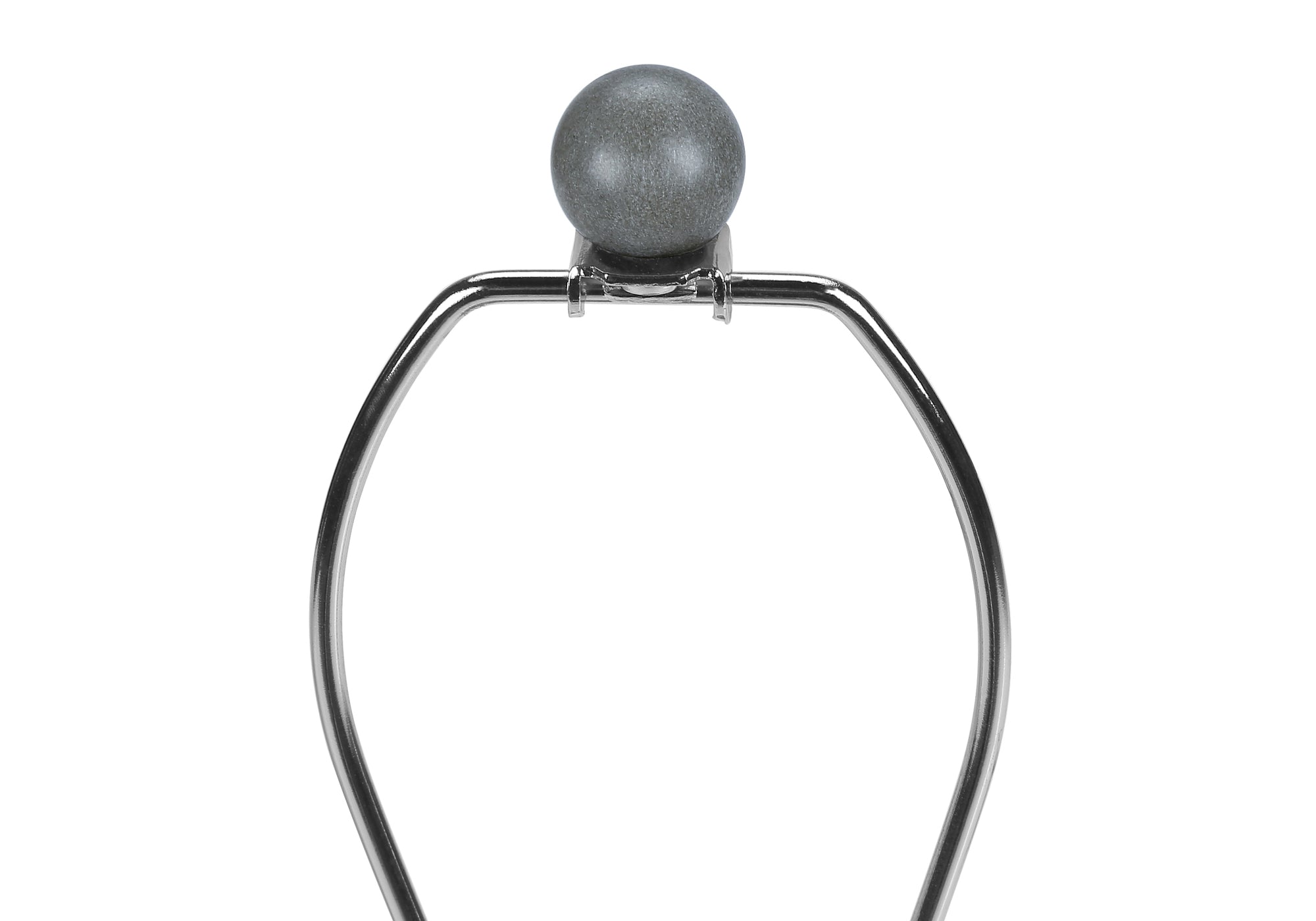 LUMINAIRE - 24"H LAMPE DE TABLE GRIS BETON / BEIGE – I 9703.