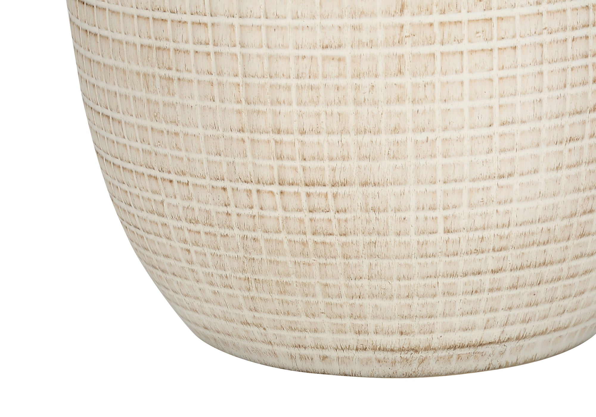 LUMINAIRE - 26"H LAMPE DE TABLE CREME CERAMIQUE / IVOIRE – I 9704.