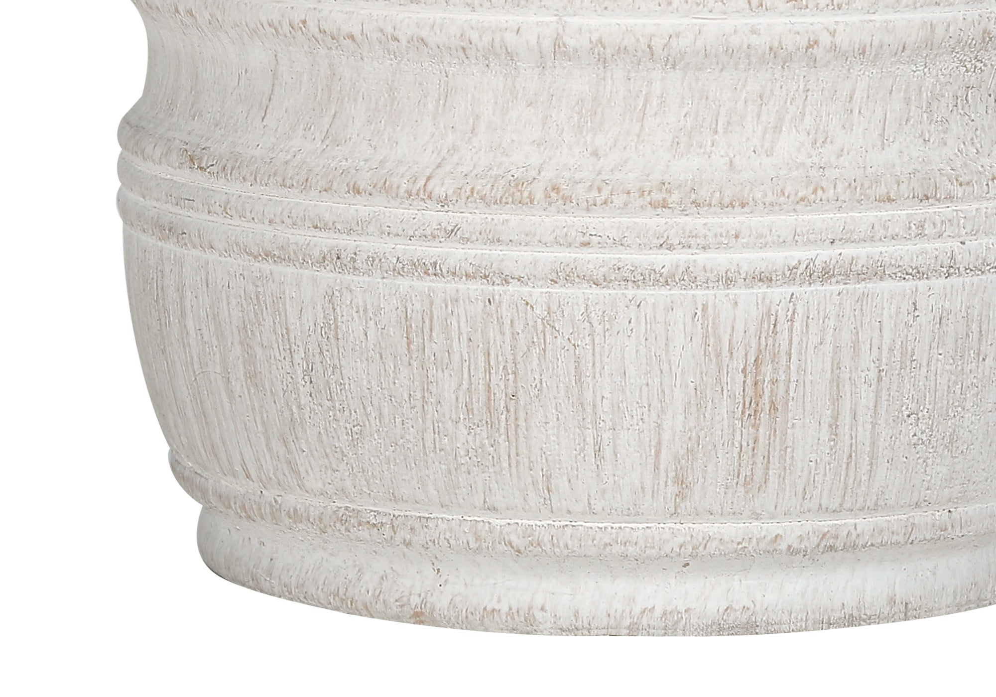LUMINAIRE - 28"H LAMPE DE TABLE CREME RESINE / IVOIRE – I 9706.