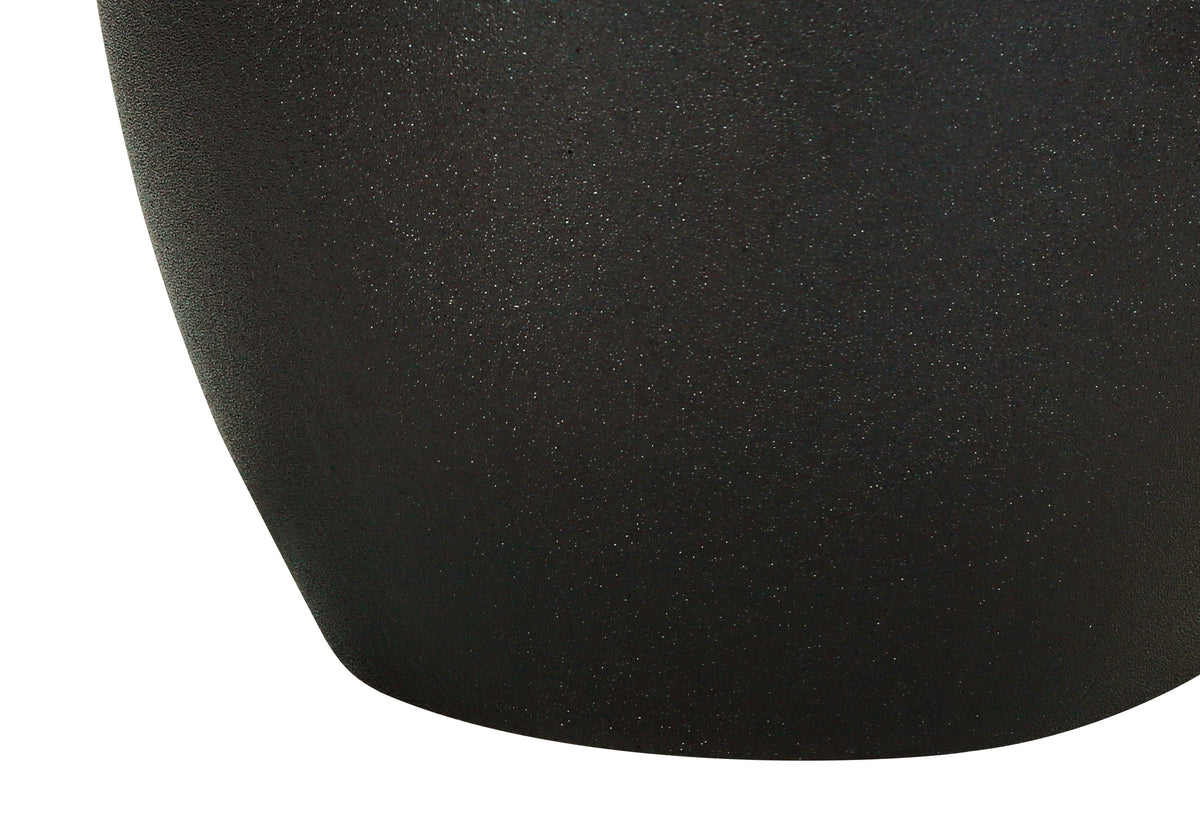 LUMINAIRE - 22"H LAMPE DE TABLE NOIR CERAMIQUE / IVOIRE – I 9708