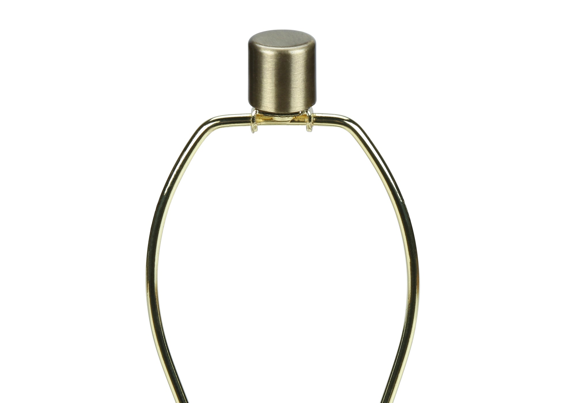 LUMINAIRE - 24"H LAMPE DE TABLE NOIR BETON / IVOIRE – I 9710.