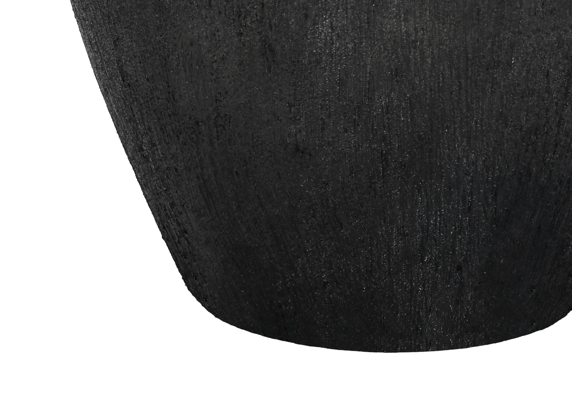 LUMINAIRE - 24"H LAMPE DE TABLE NOIR CERAMIQUE / IVOIRE – I 9721.