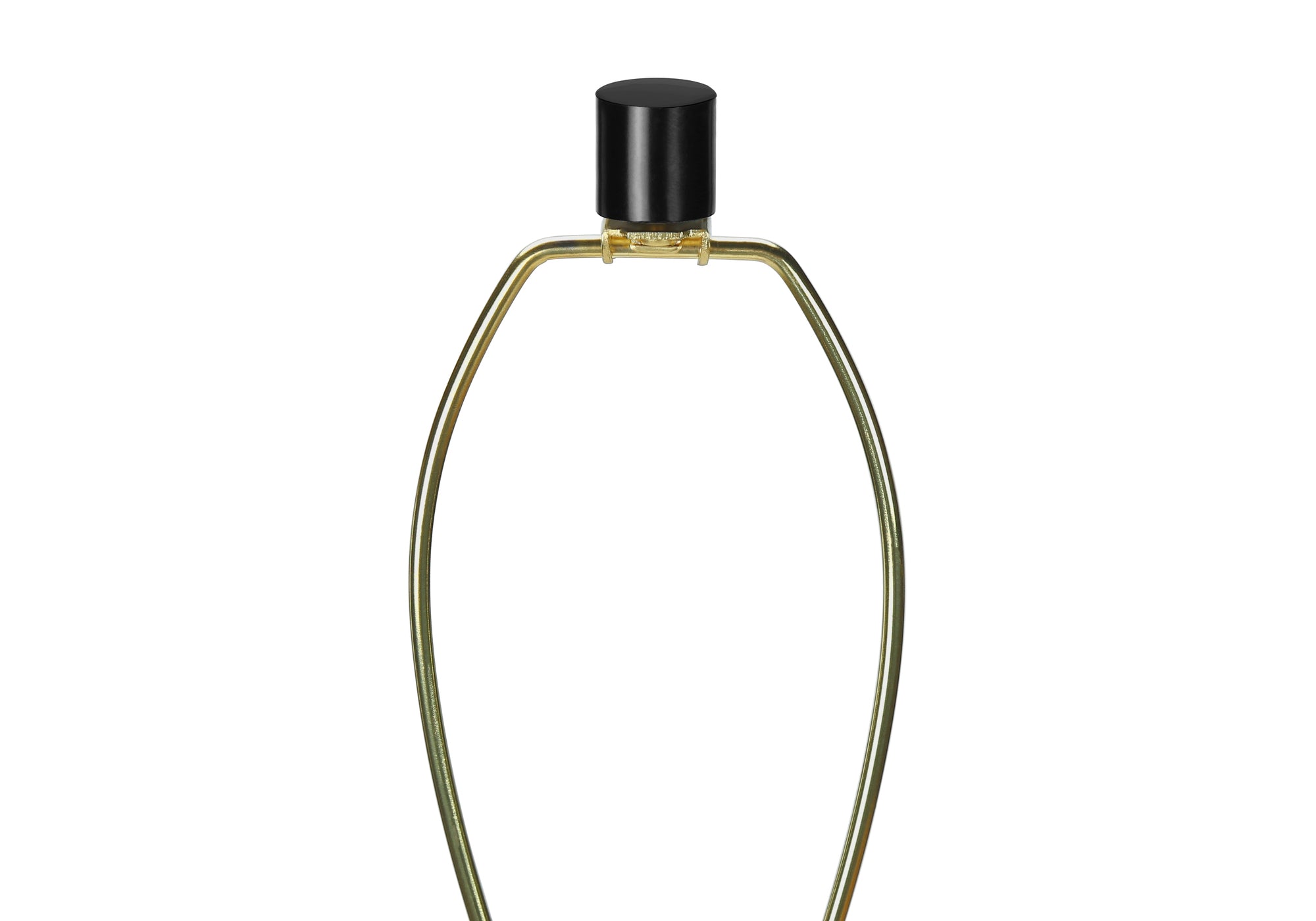 LUMINAIRE - 63"H LAMPE SUR PIED TREPIED NOIR METAL / IVOIRE – I 9735.