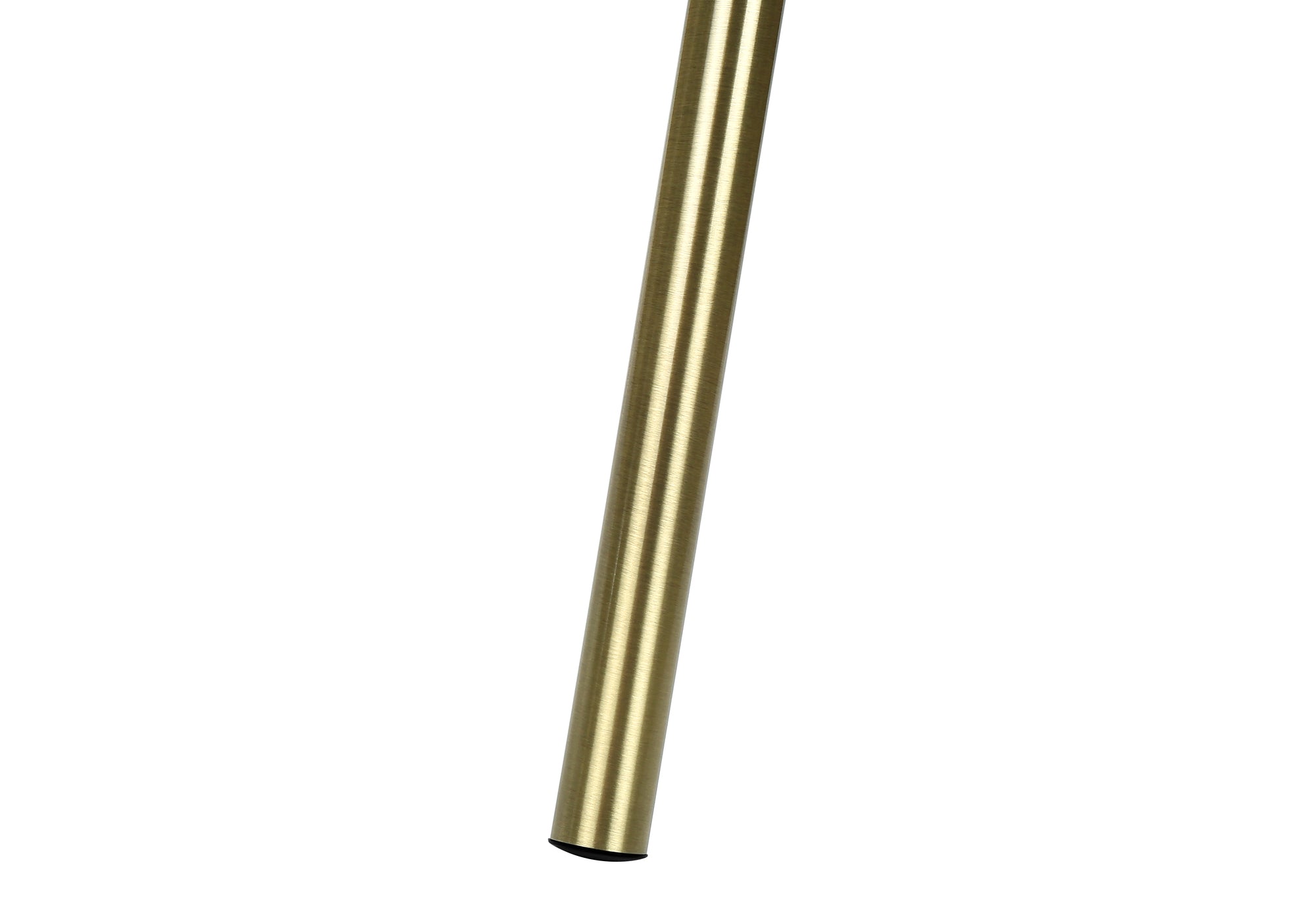 LUMINAIRE - 63"H LAMPE SUR PIED TREPIED LAITON METAL/ IVOIRE – I 9736.