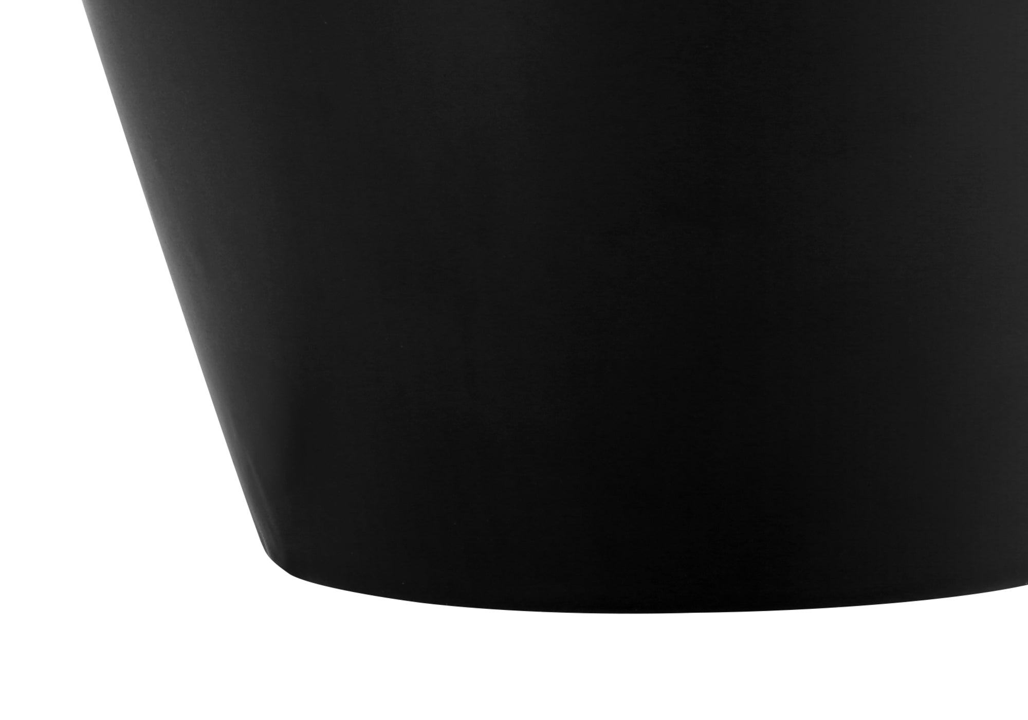 LUMINAIRE - 17"H LAMPE DE TABLE NOIR CERAMIQUE / IVOIRE – I 9738.