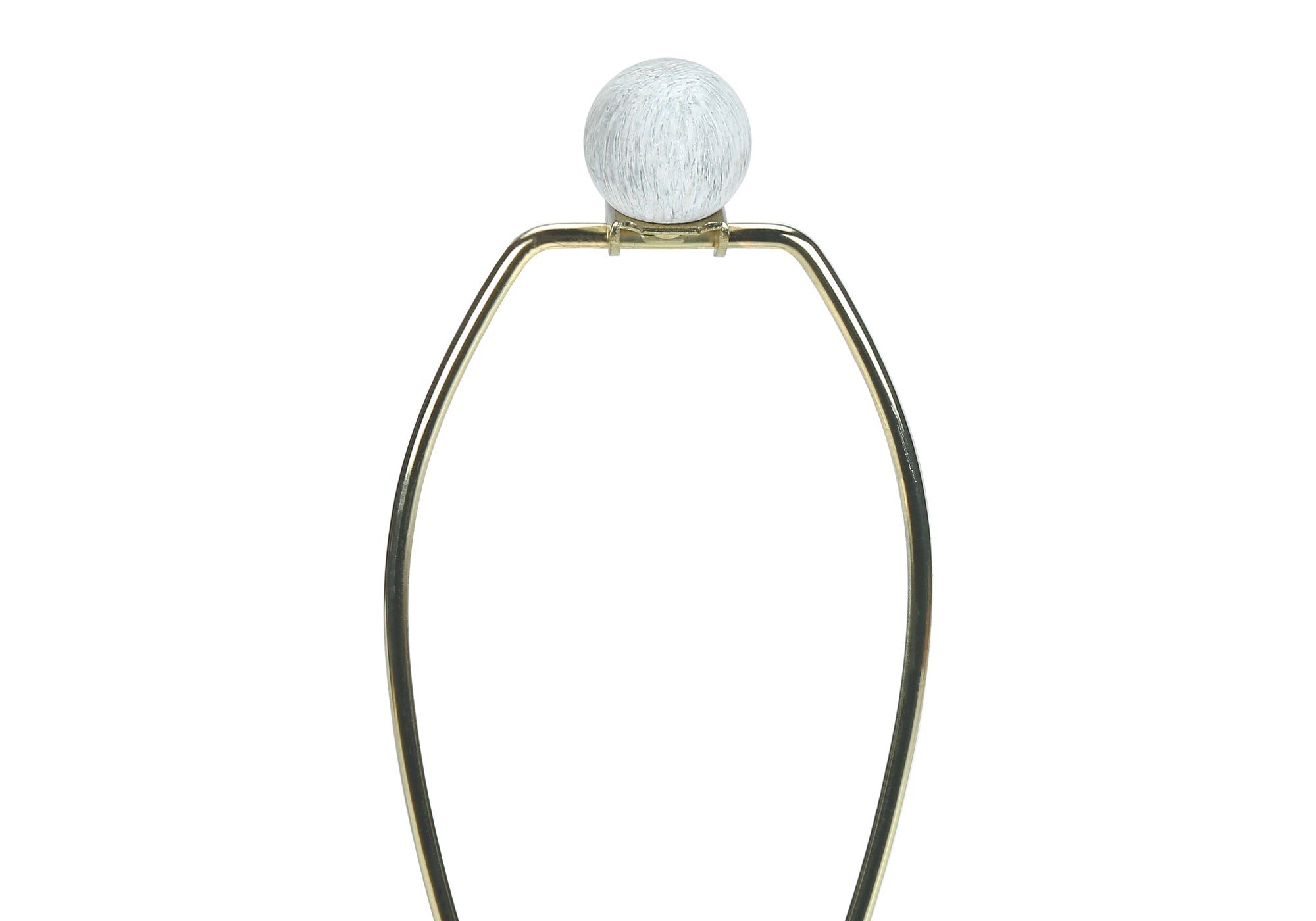 LUMINAIRE - 28"H LAMPE DE TABLE CREME RESINE / IVOIRE – I 9742.
