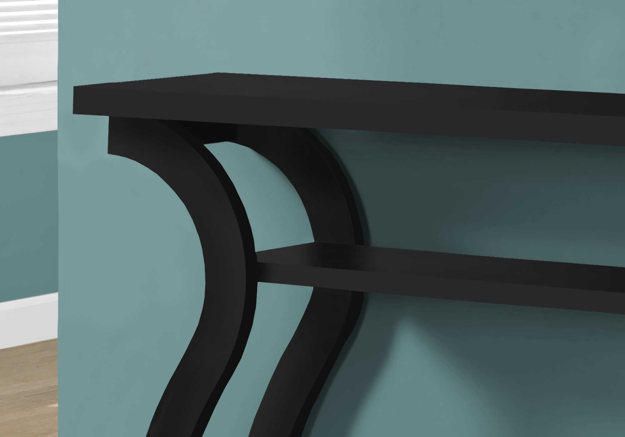 TABLE D'APPOINT - 47"L / CONSOLE D'ENTREE NOIR – I 2439.