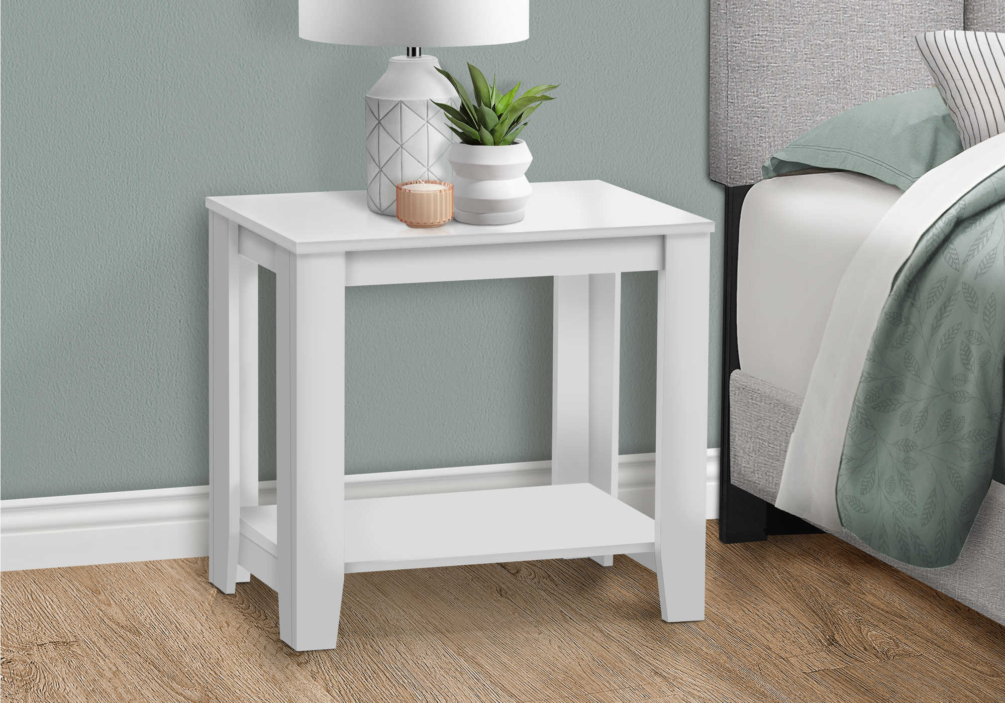 TABLE DE CHEVET - BLANC – I 3117.