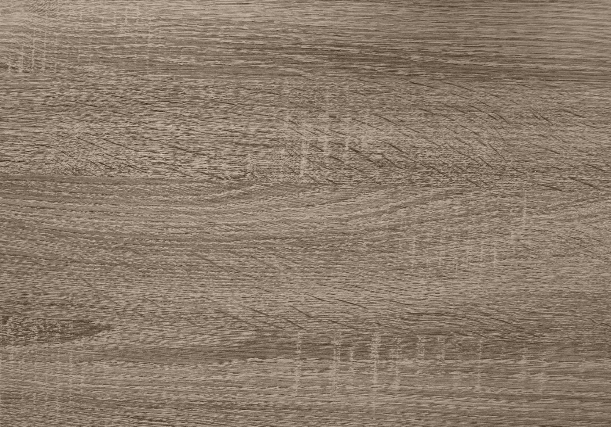 TABLE DE CHEVET - 23"H / TAUPE FONCE AVEC SUPPORT A VERRE – I 3198.